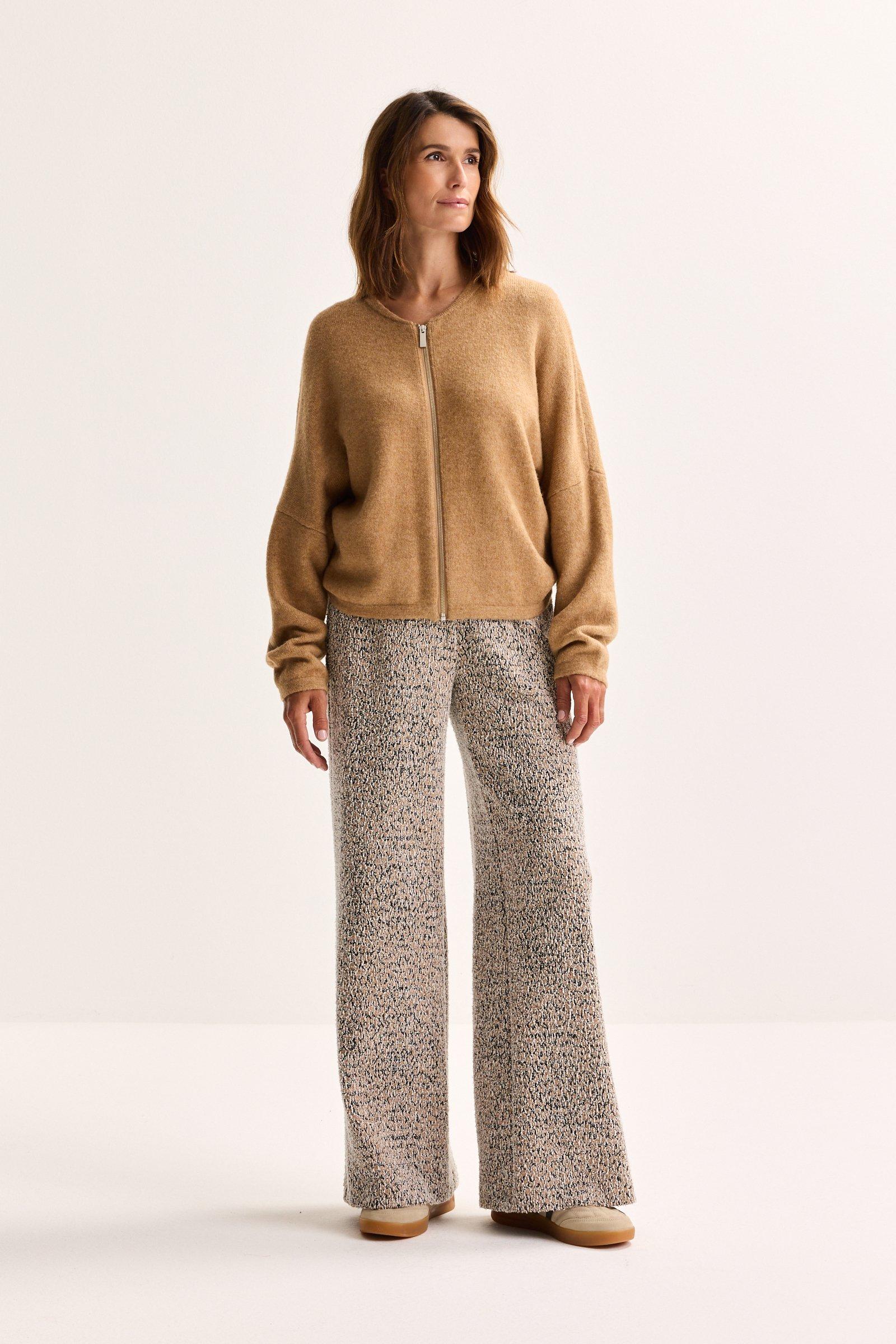 Cardigan - Gebreid vleermuisjasje met rits