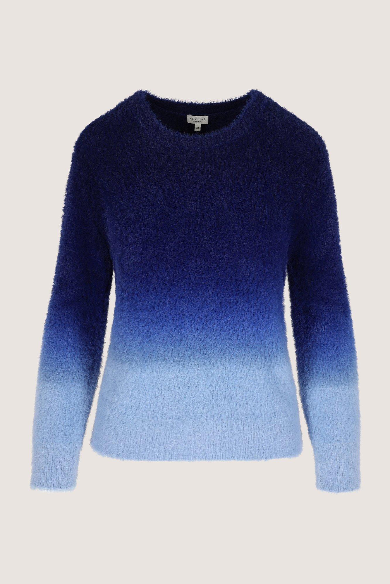 Pulls - Pull dip-dye poilu à encolure ronde