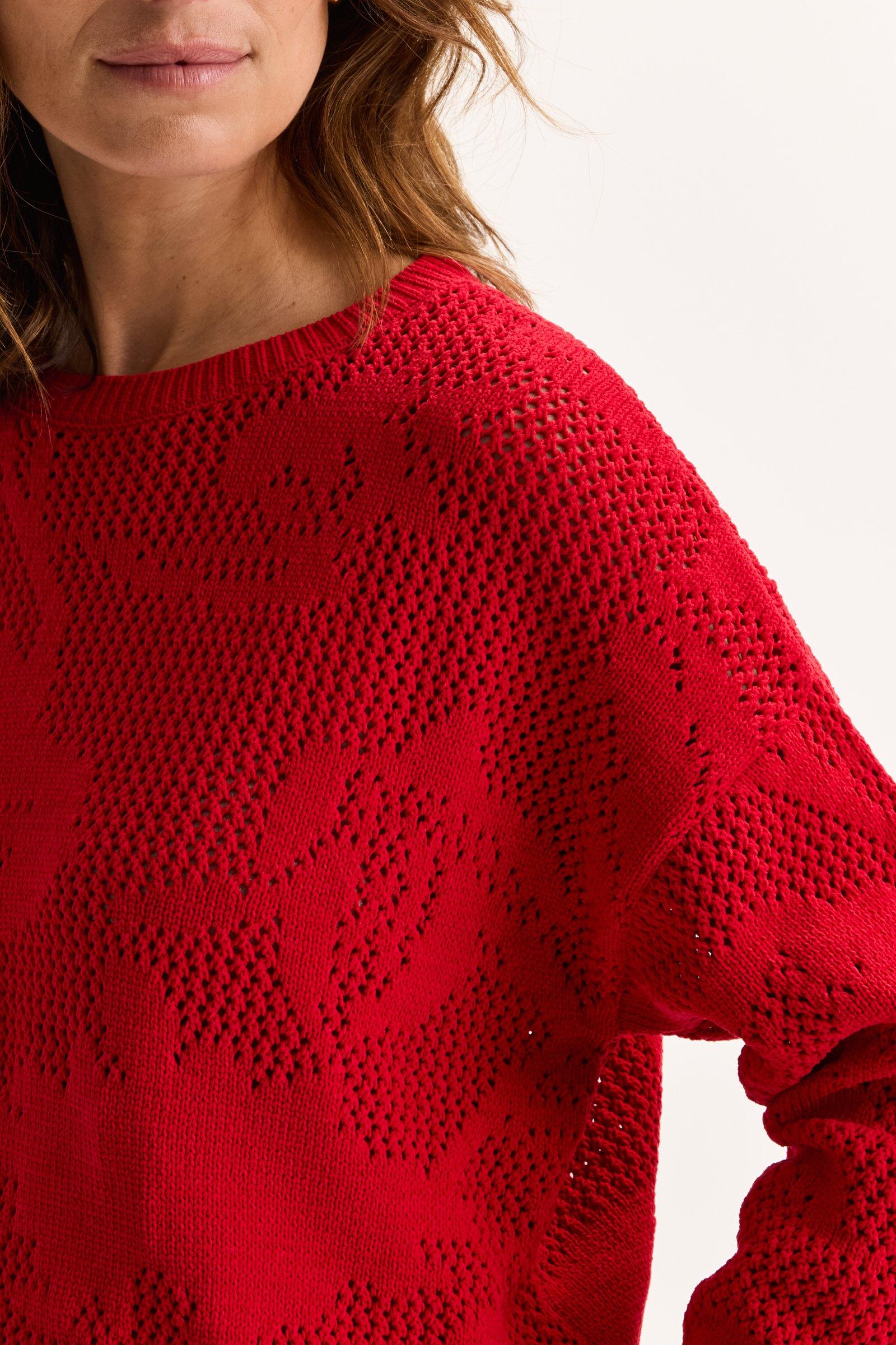 Pulls - Pull ajouré à encolure ronde