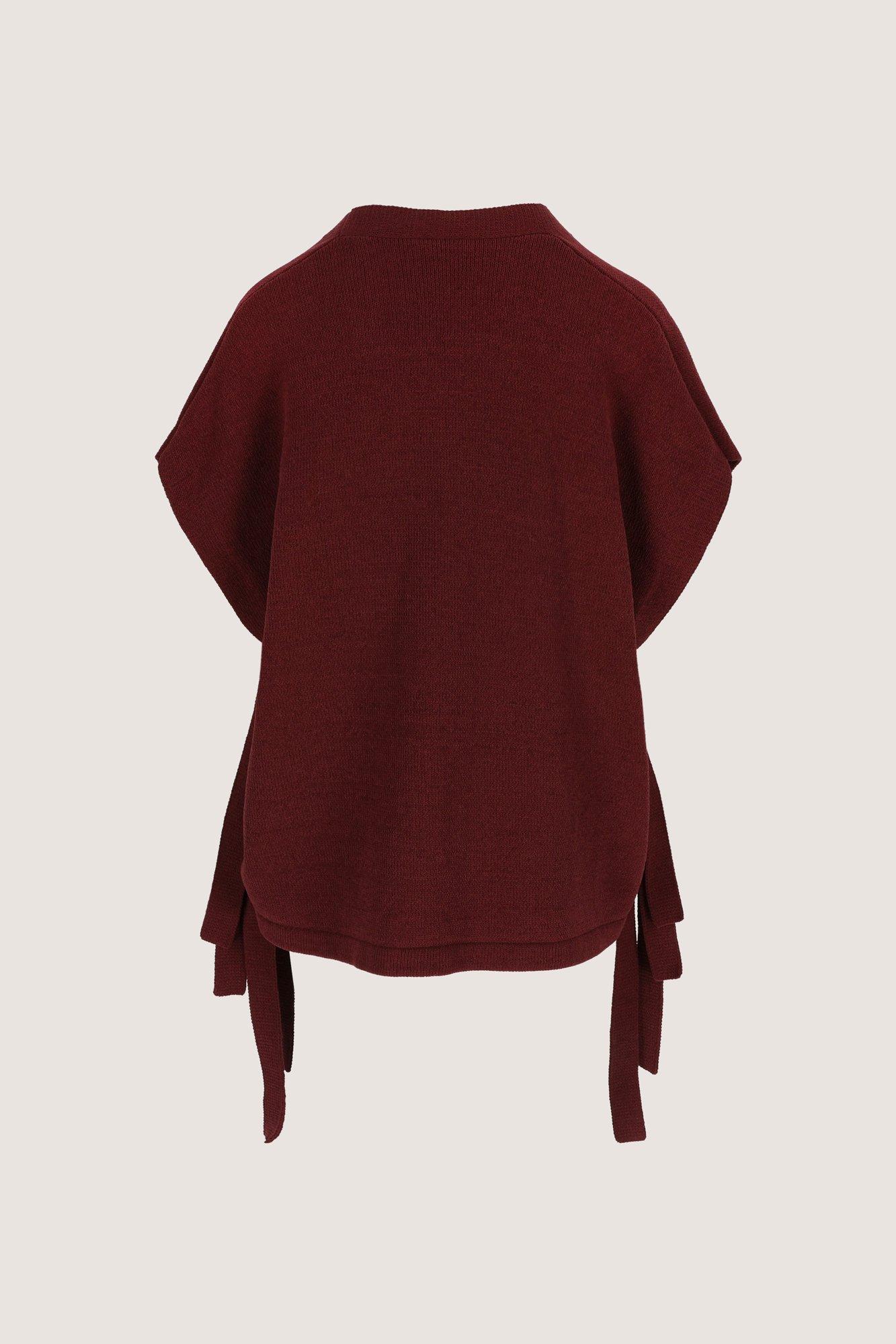 Cardigans - Cape tricotée en chenille fine
