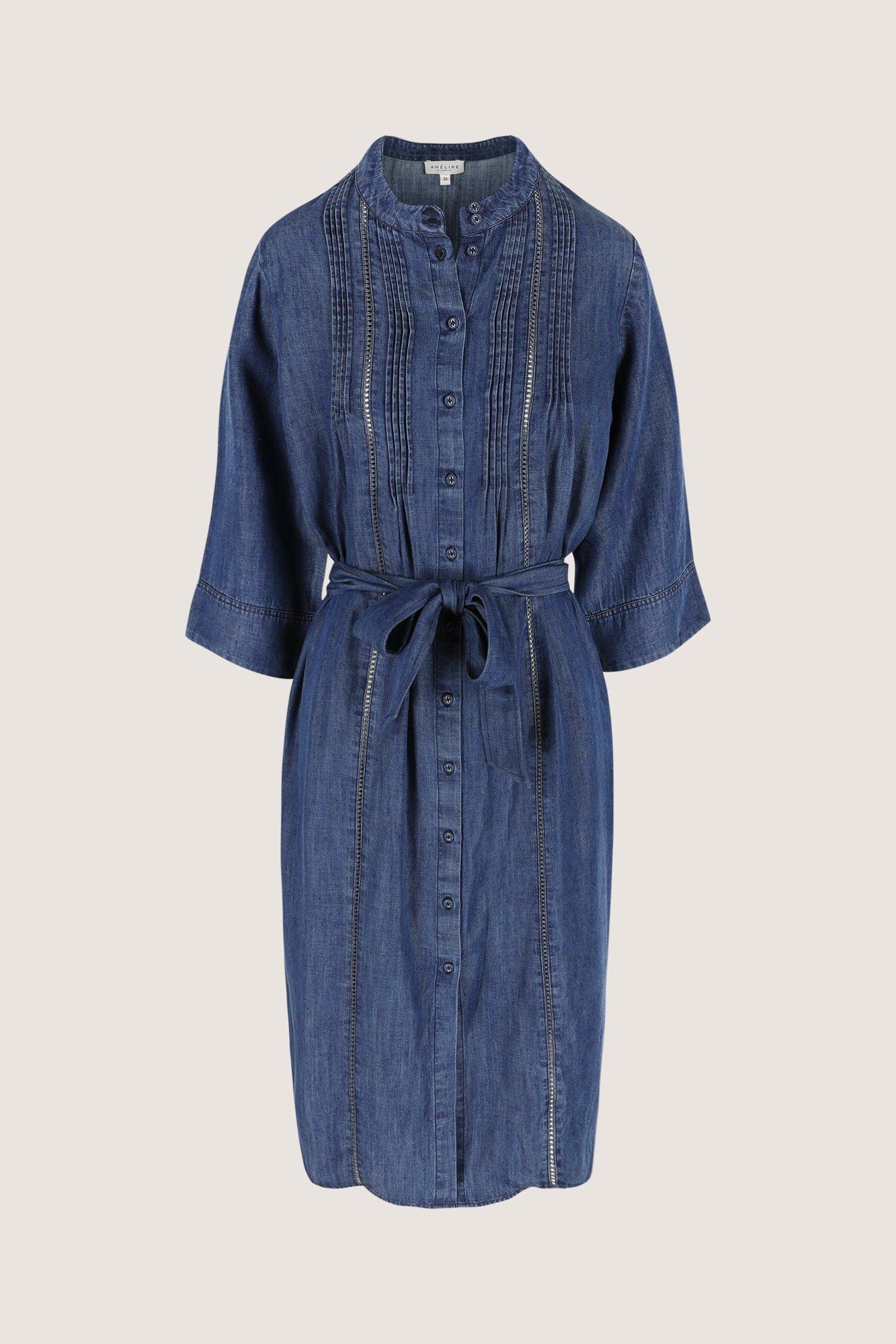 Hemdjurk in raw denim - null - ame
