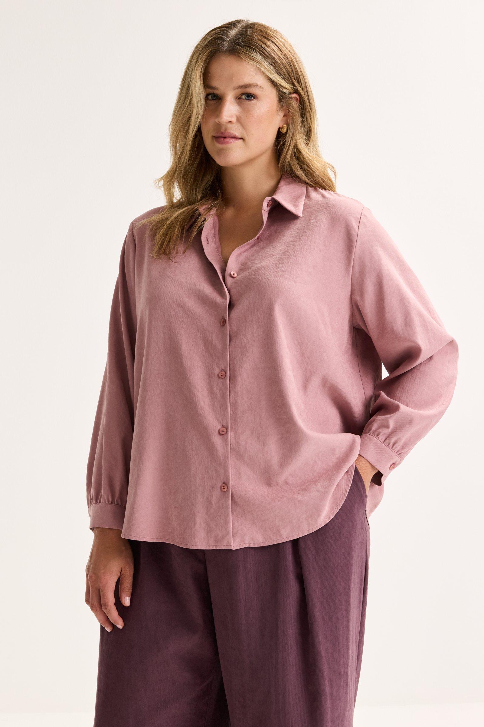 Mayerline Easy Care Hemdblouse In Peachskin
