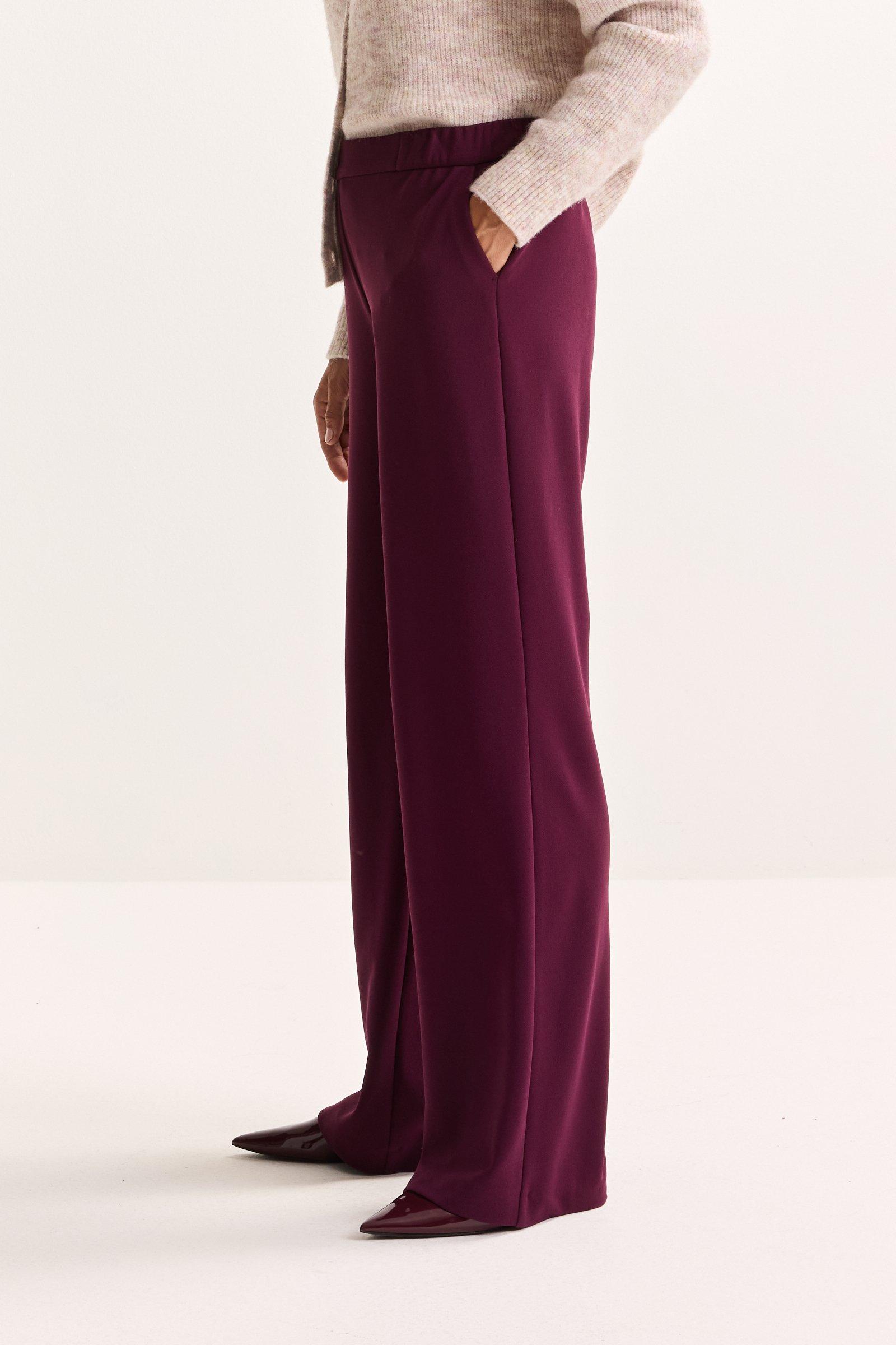 Pantalons - Pantalon large sur élastique en scuba