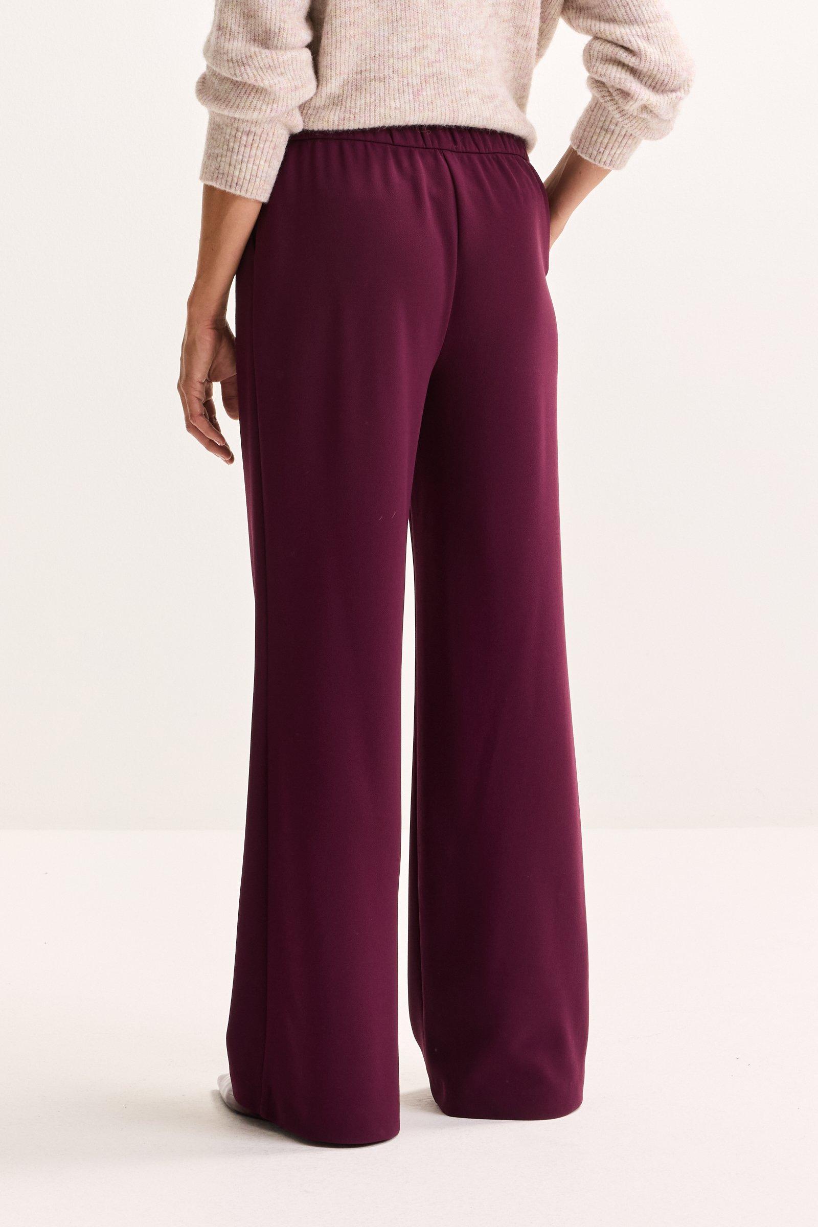 Pantalons - Pantalon large sur élastique en scuba