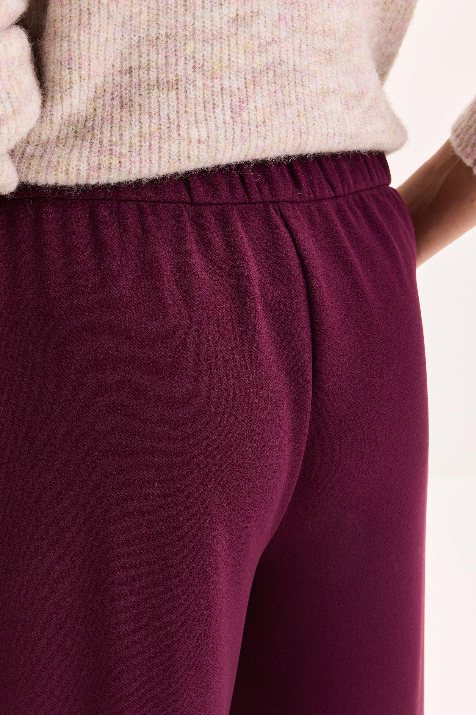 Pantalons - Pantalon large sur élastique en scuba