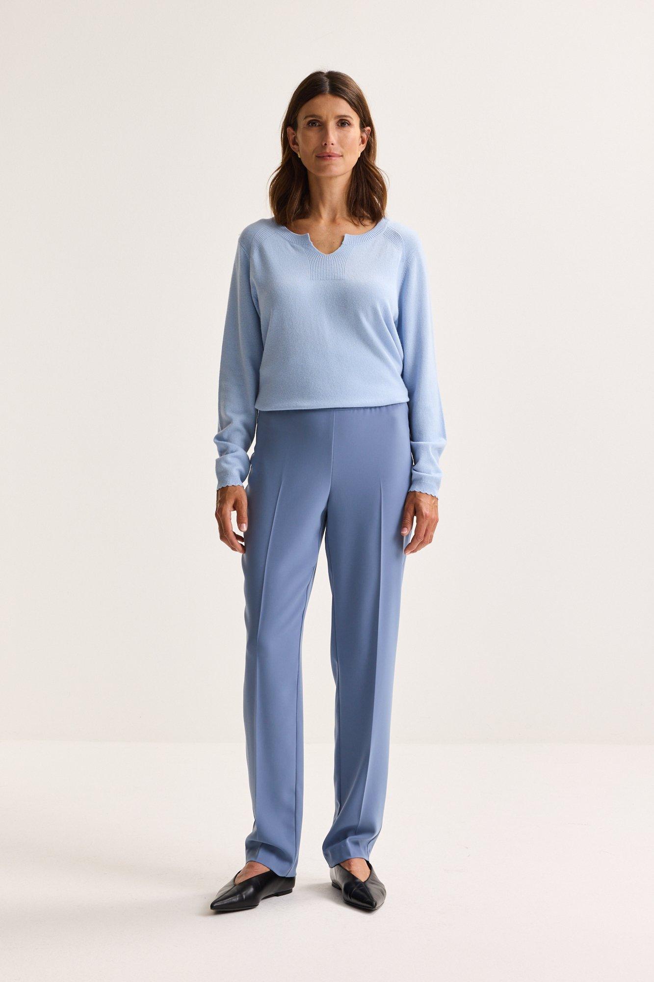 Broeken - Easy care broek op elastek