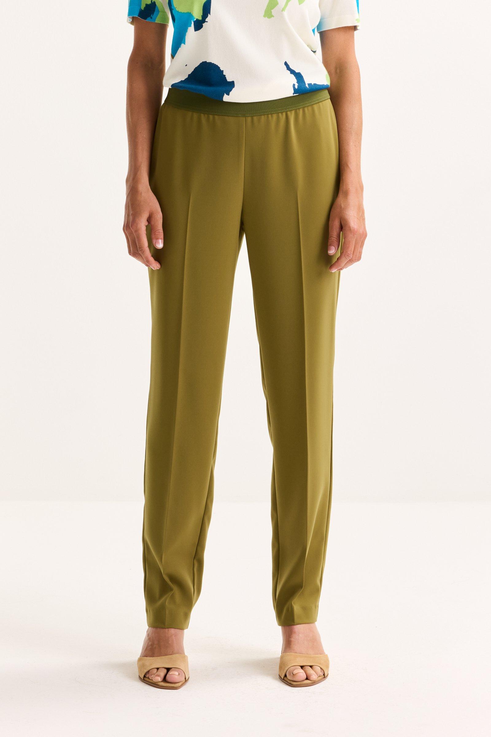Broeken - Easy care broek op elastek