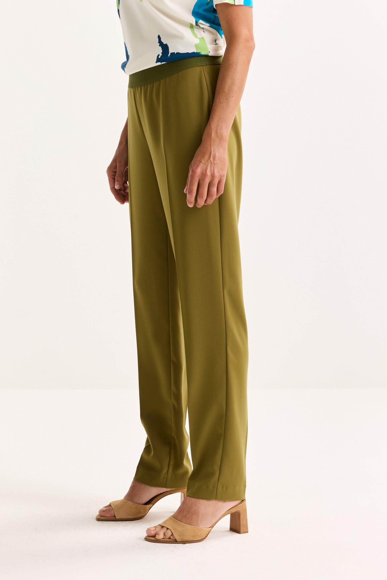 Broeken - Easy care broek op elastek