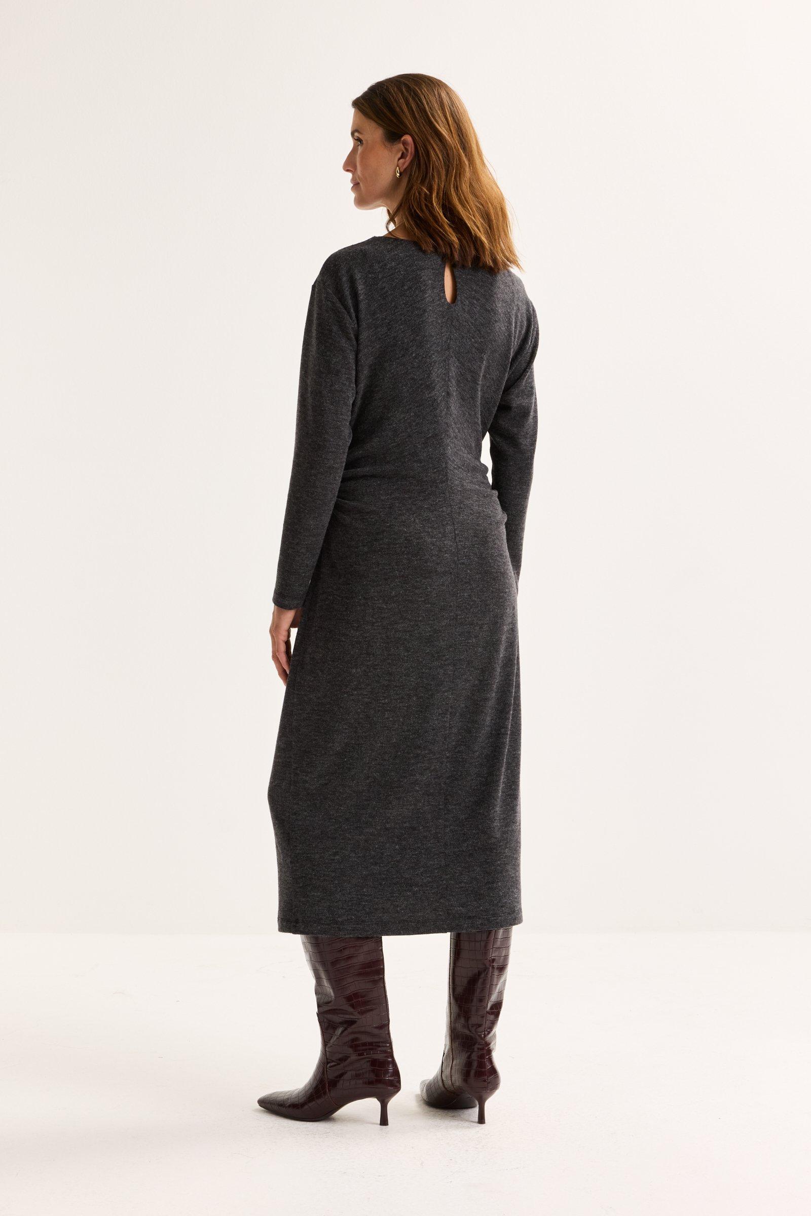 Robes - Robe drapée en jersey chaud