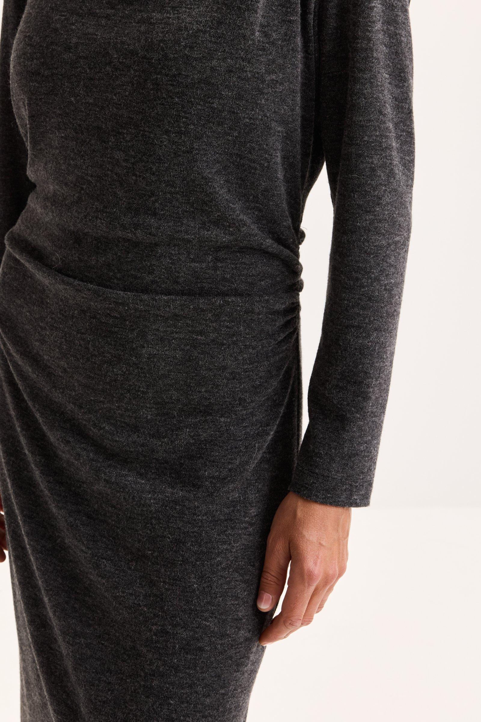 Robes - Robe drapée en jersey chaud