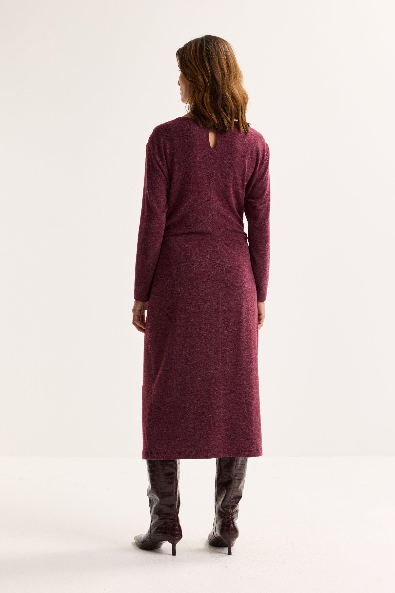 Robes - Robe drapée en jersey chaud