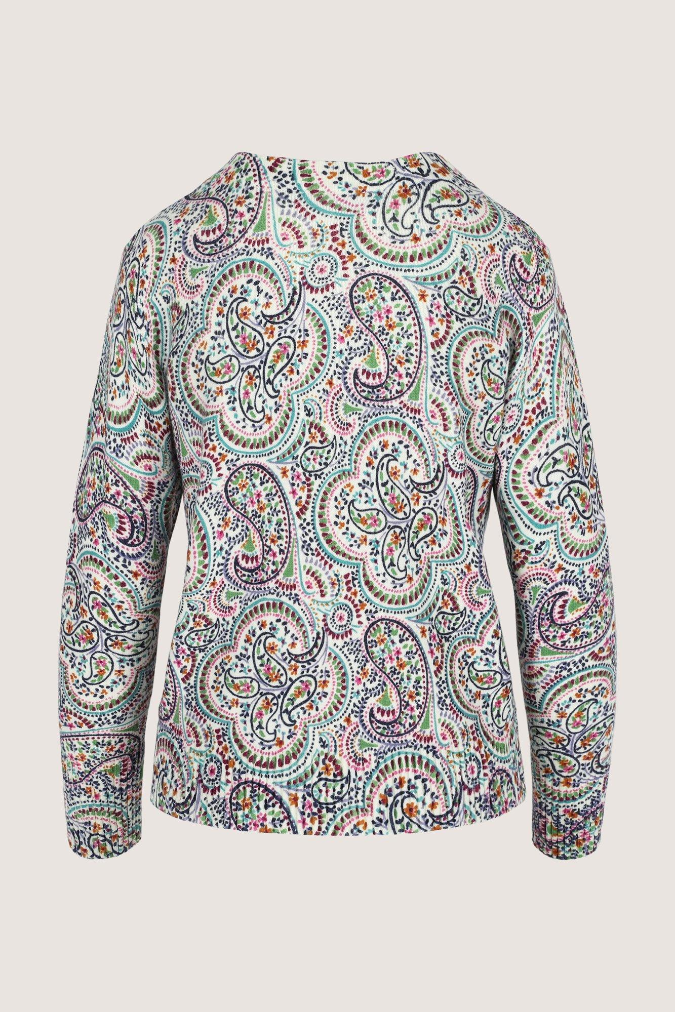 Truien - V-halstrui met paisleymotief