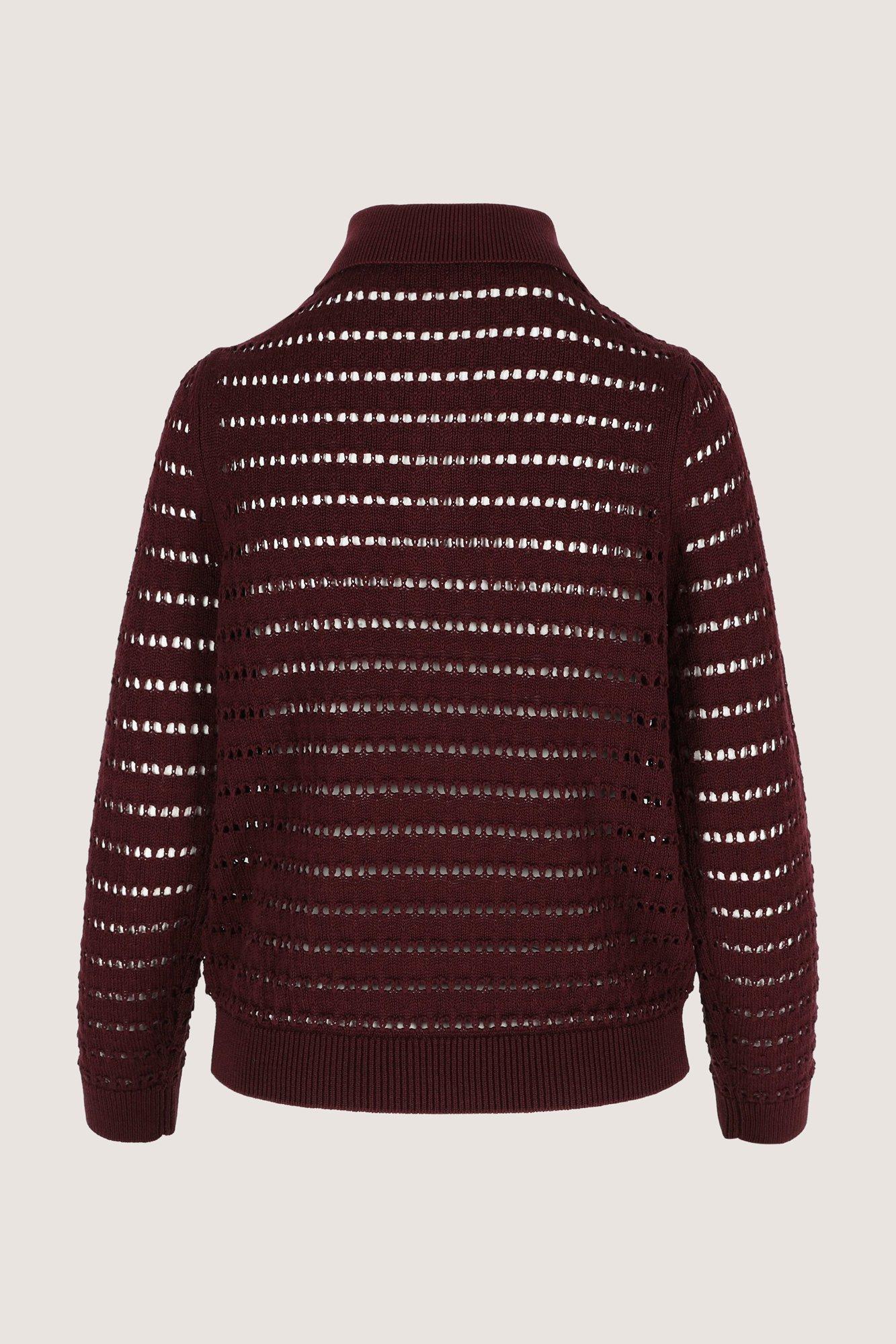 Pulls - Pull ajouré à col polo