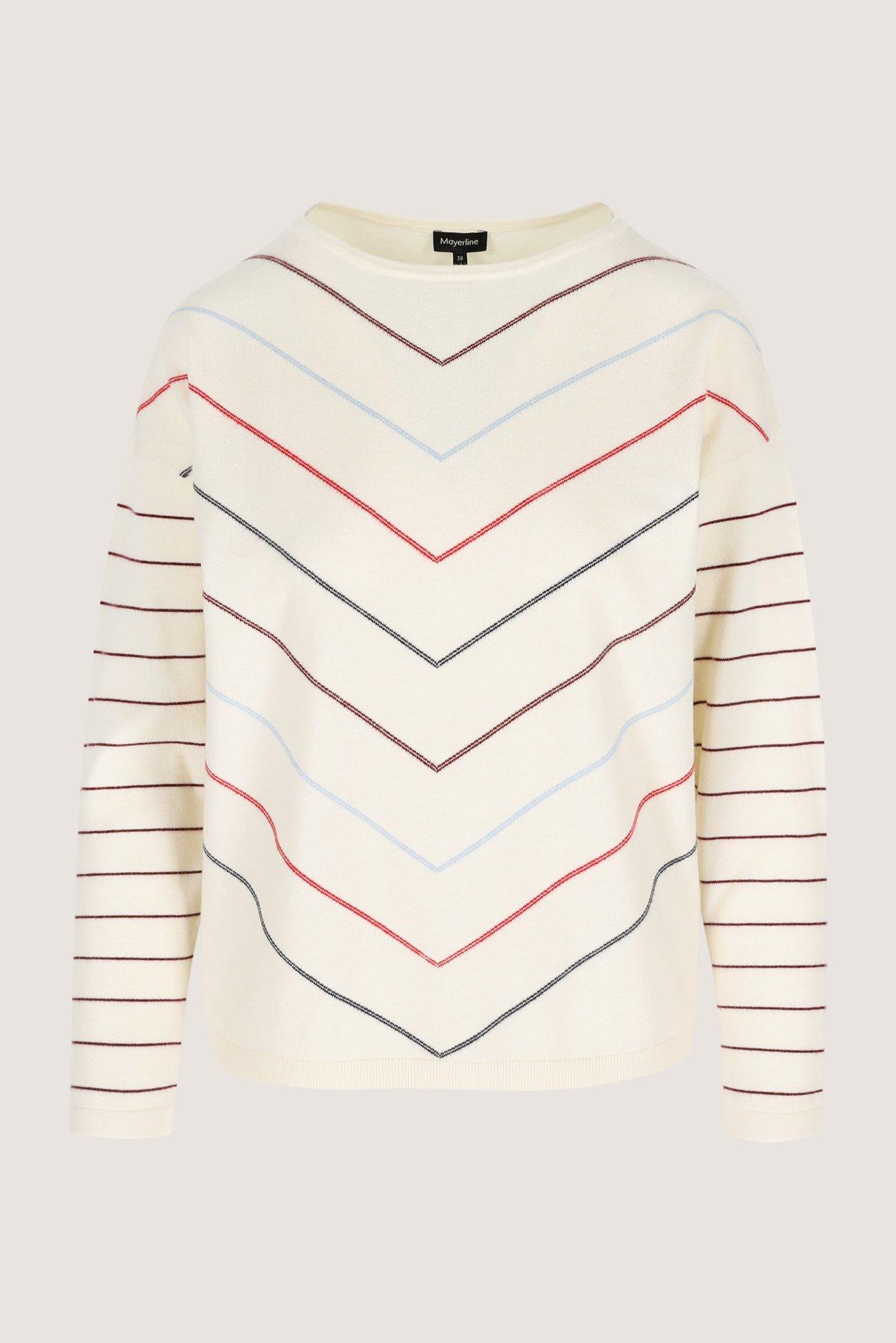 Pulls - Pull fin à rayures fines