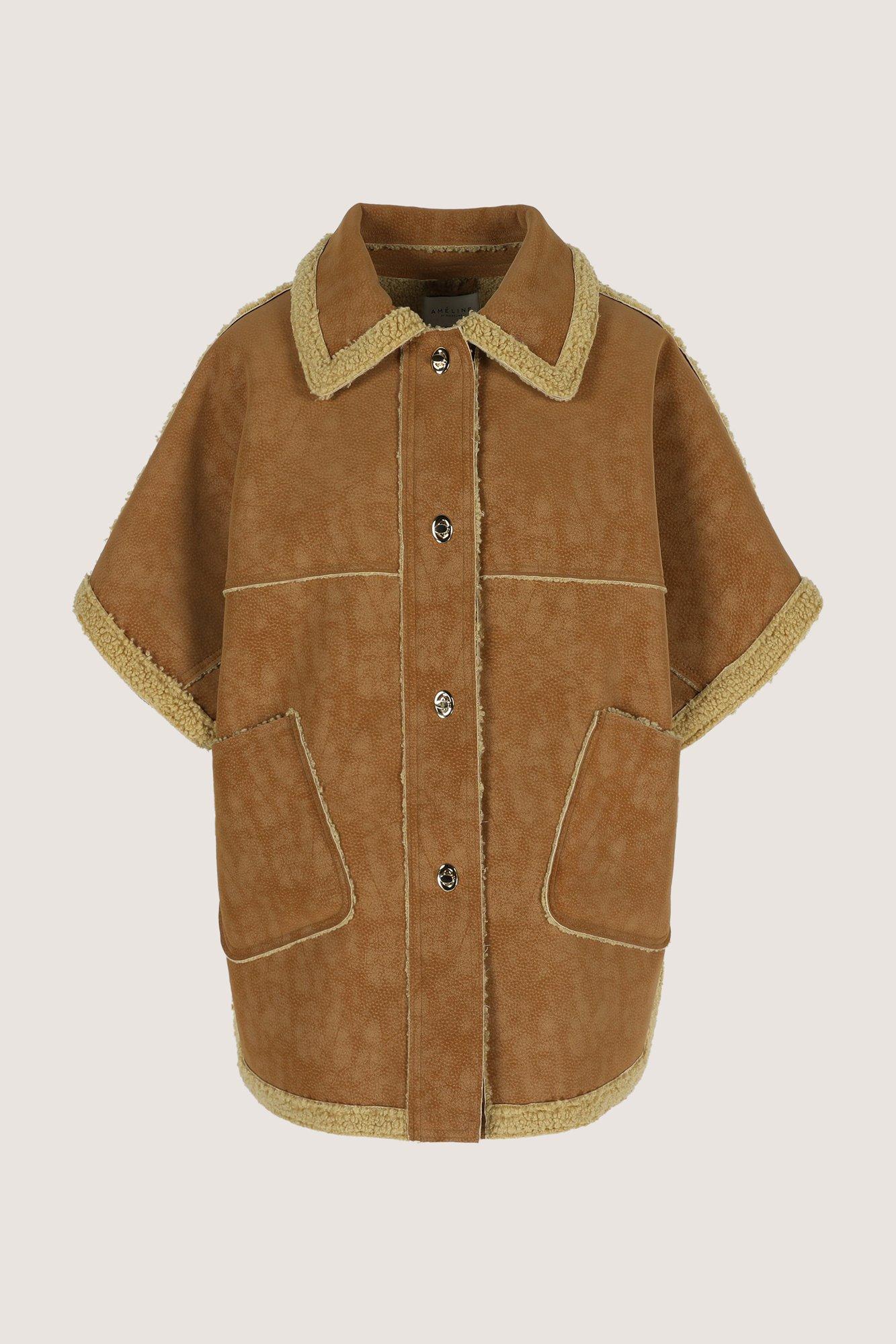 Jassen - Cape in fake schapenvacht