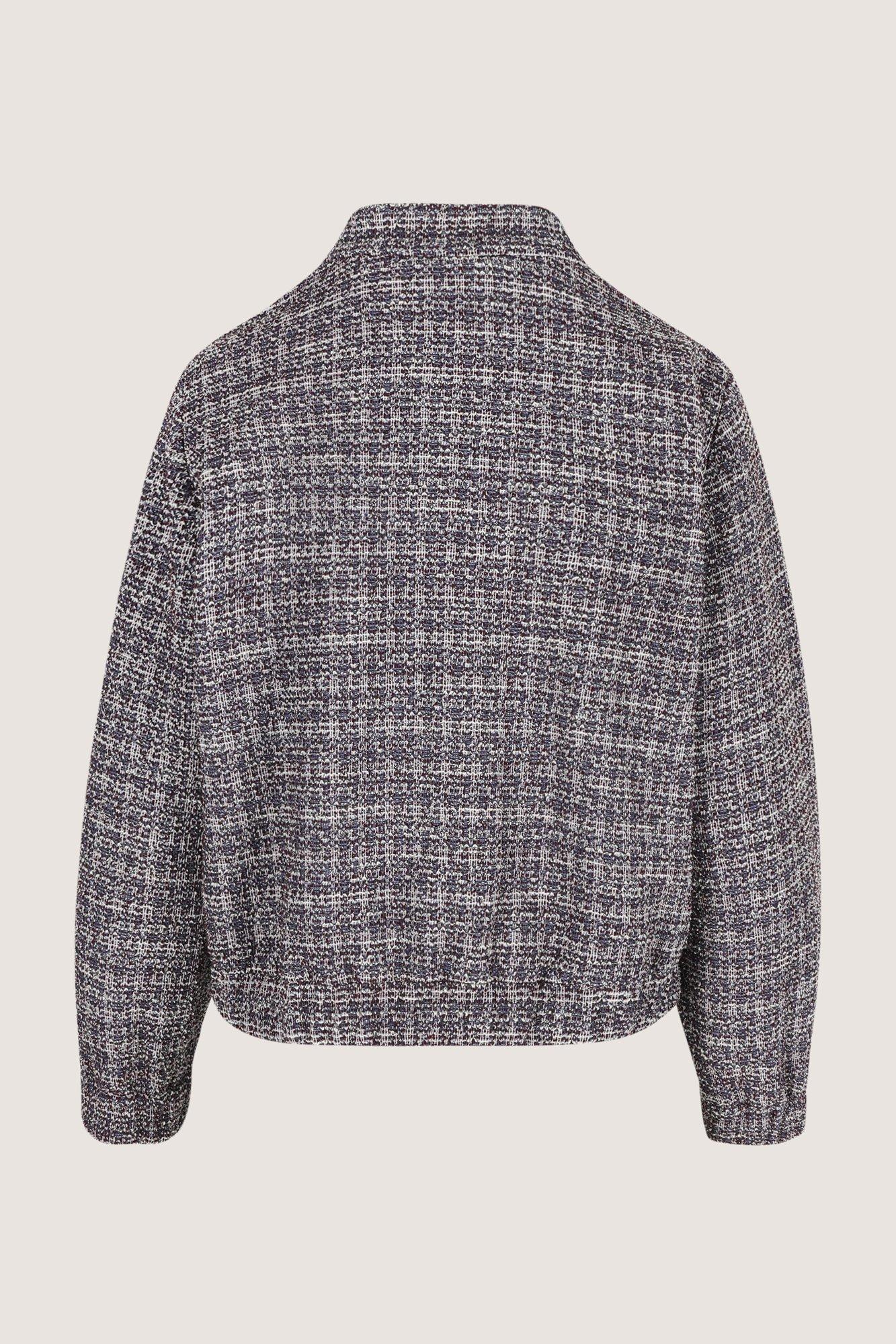 Blazers - Blouson bomber en tweed jersey avec lurex