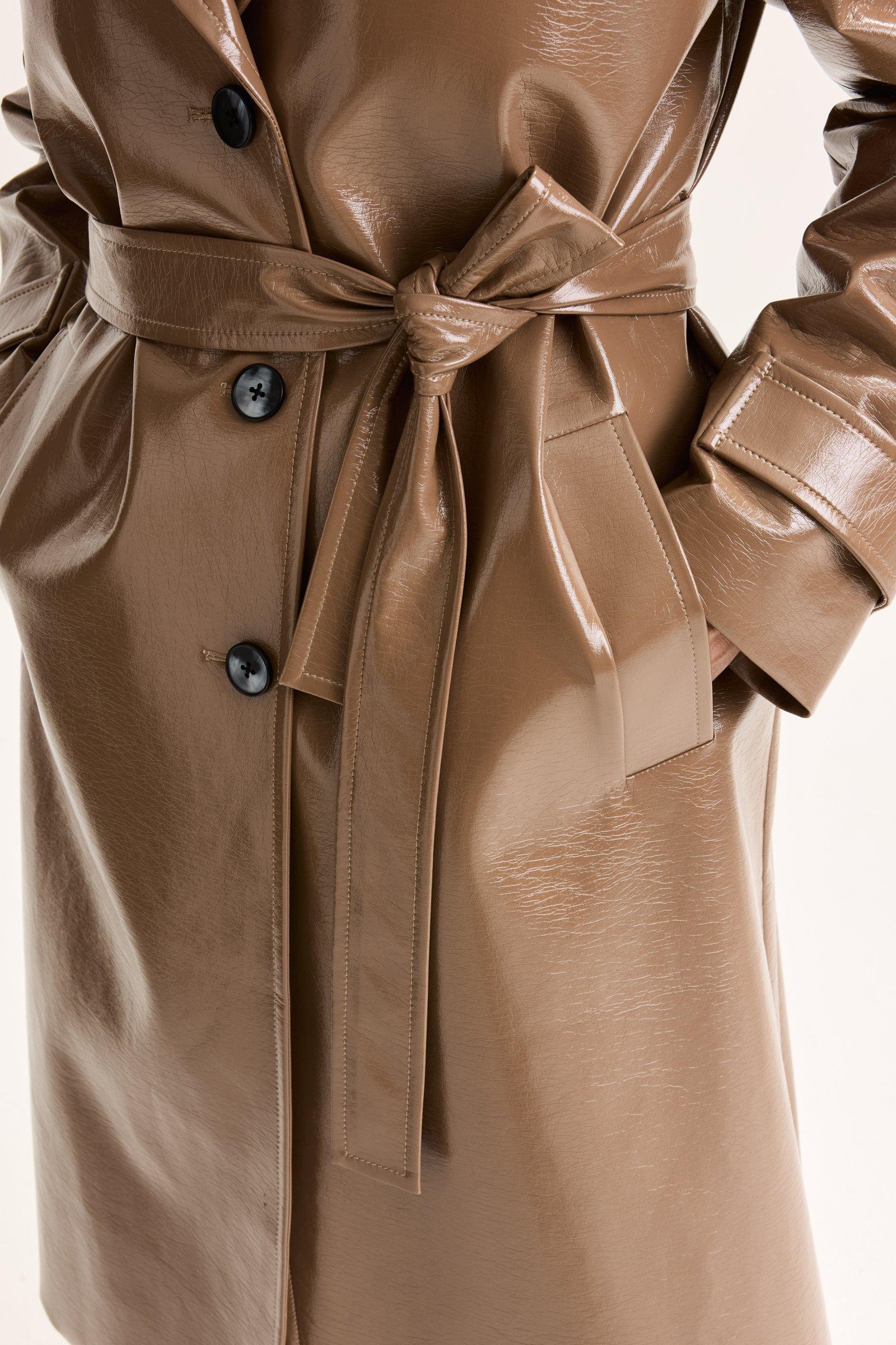 Jassen - Trenchcoat in fake leer