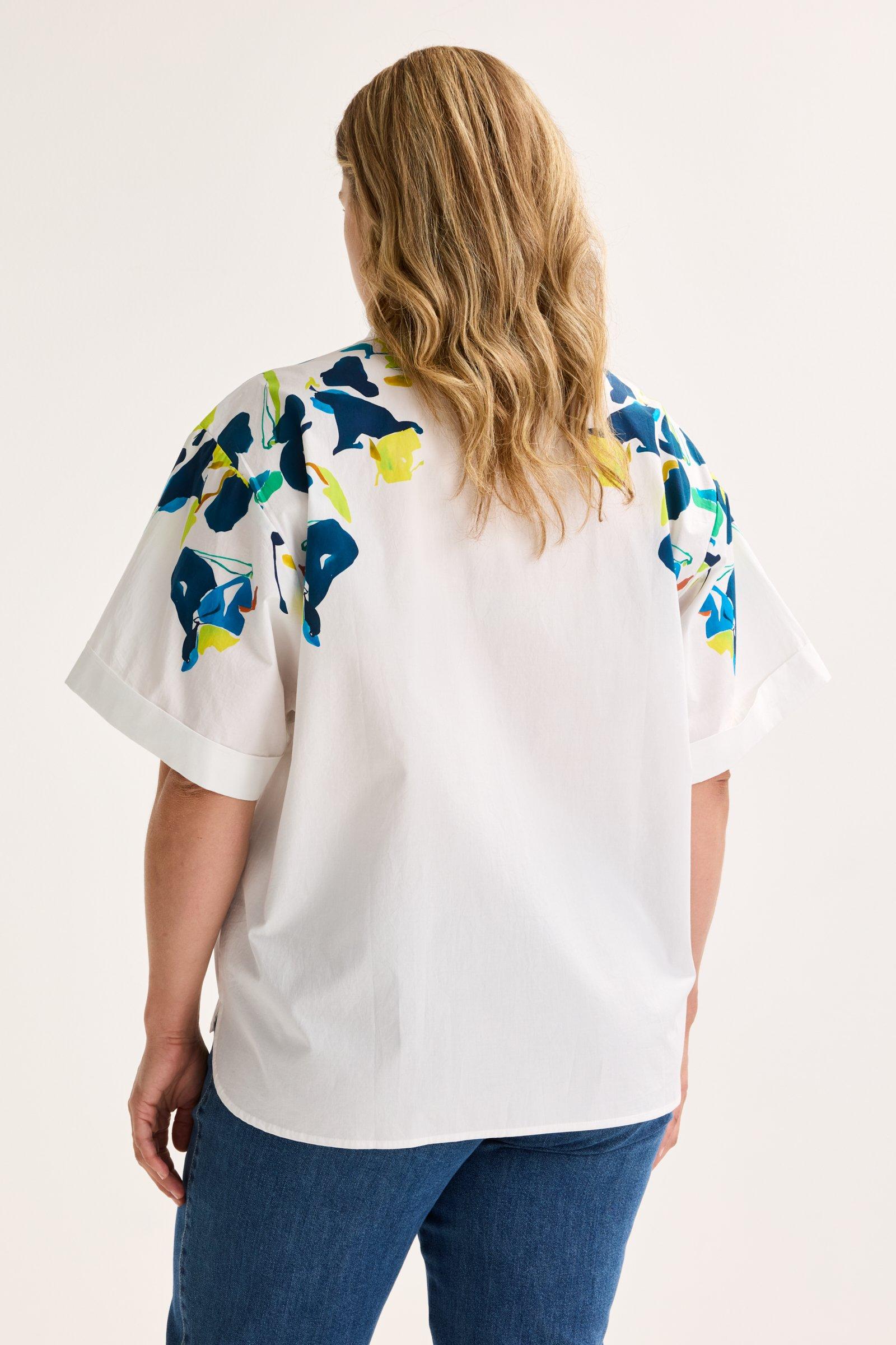 Chemises - Chemisier en popeline à motif floral