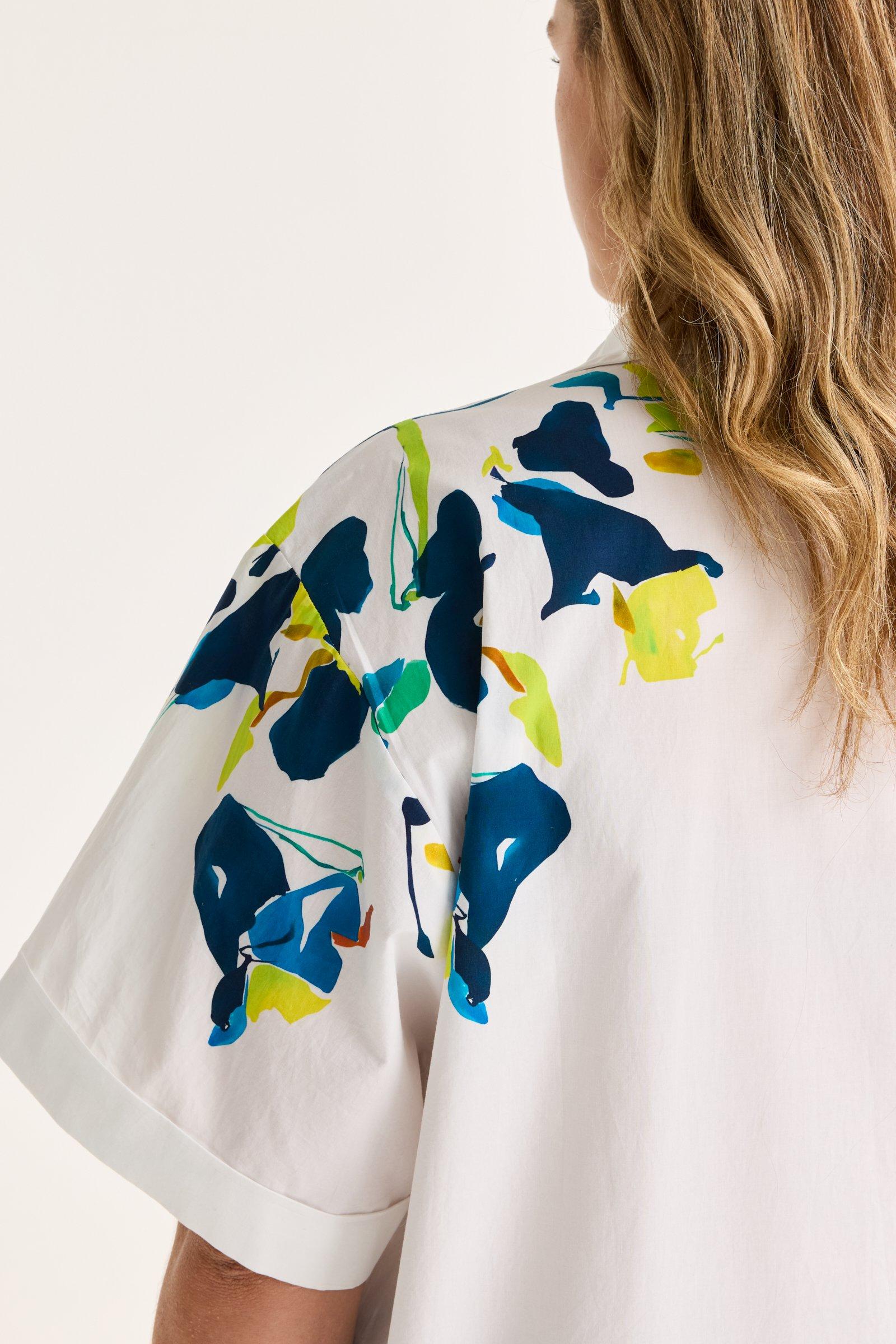 Chemises - Chemisier en popeline à motif floral