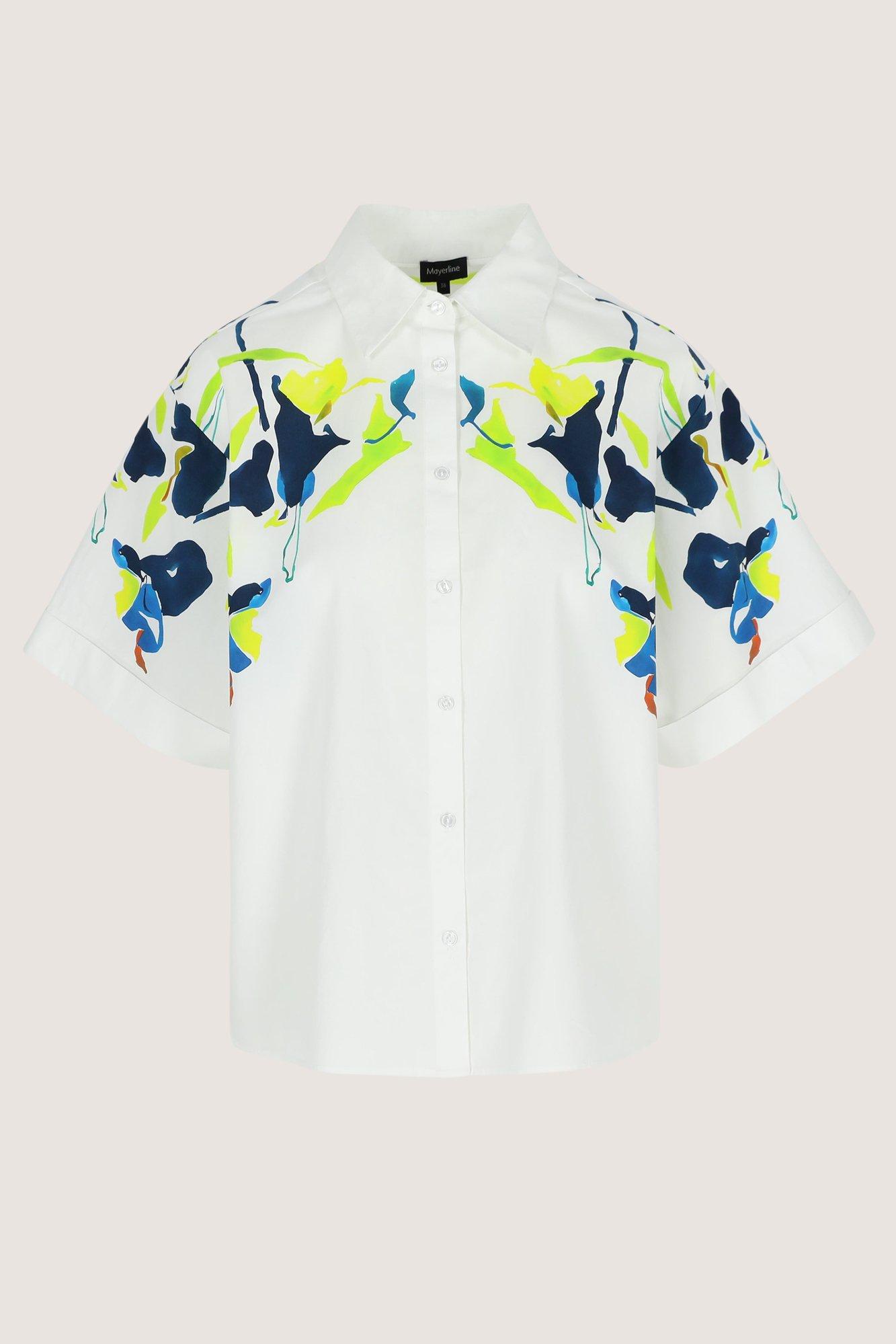 Chemises - Chemisier en popeline à motif floral
