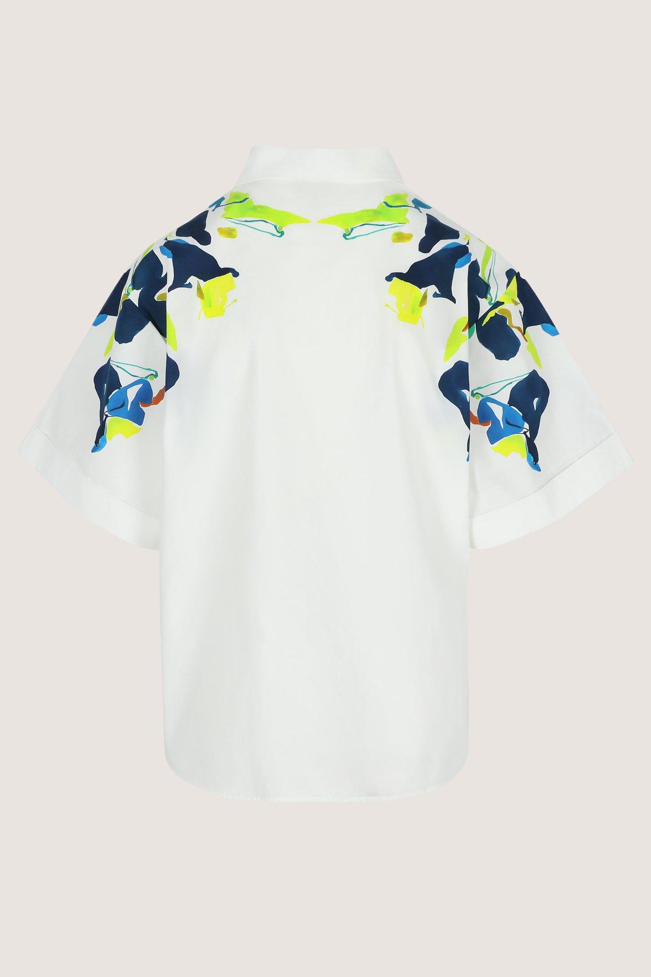 Chemises - Chemisier en popeline à motif floral