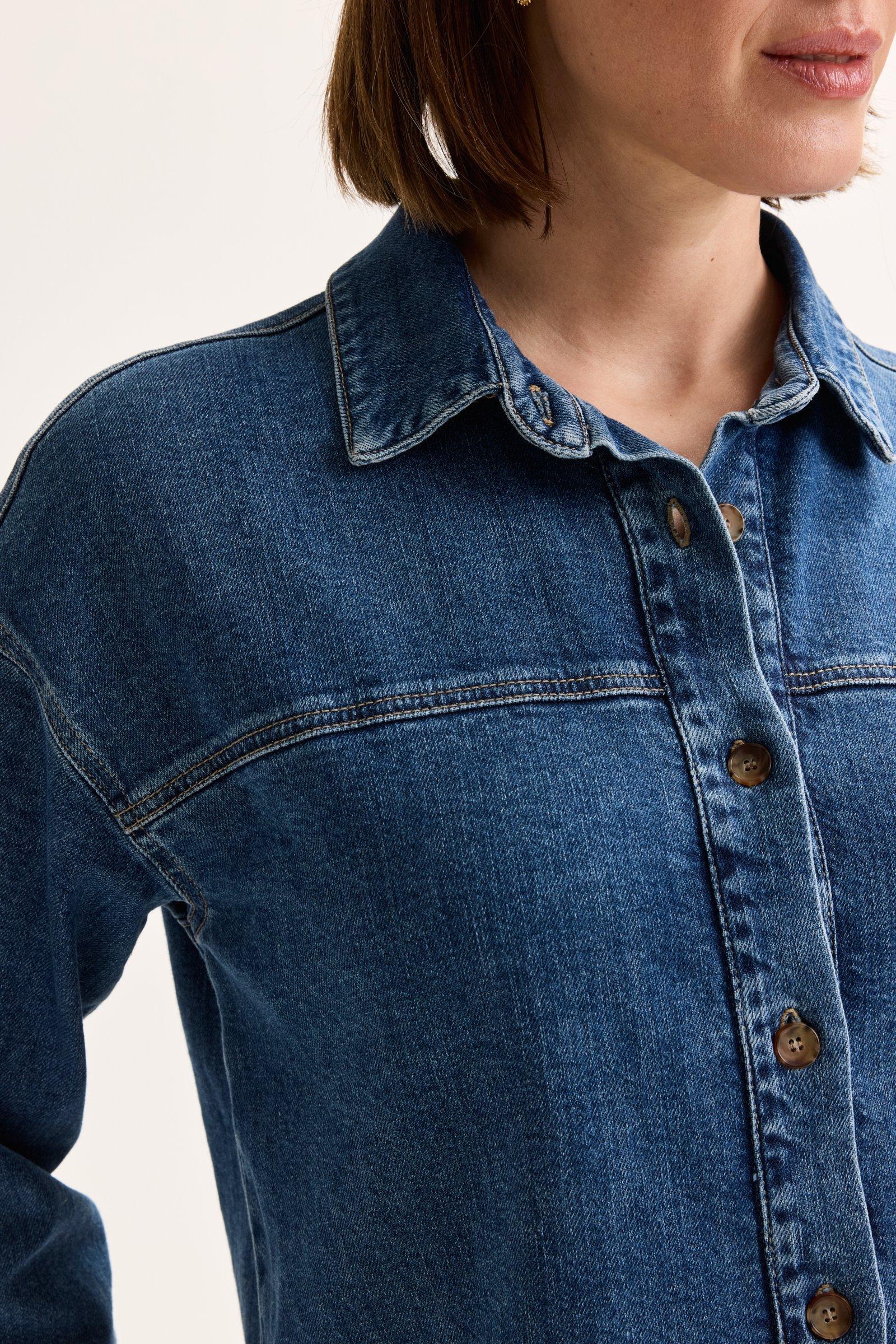 Chemises - Chemise en denim extensible