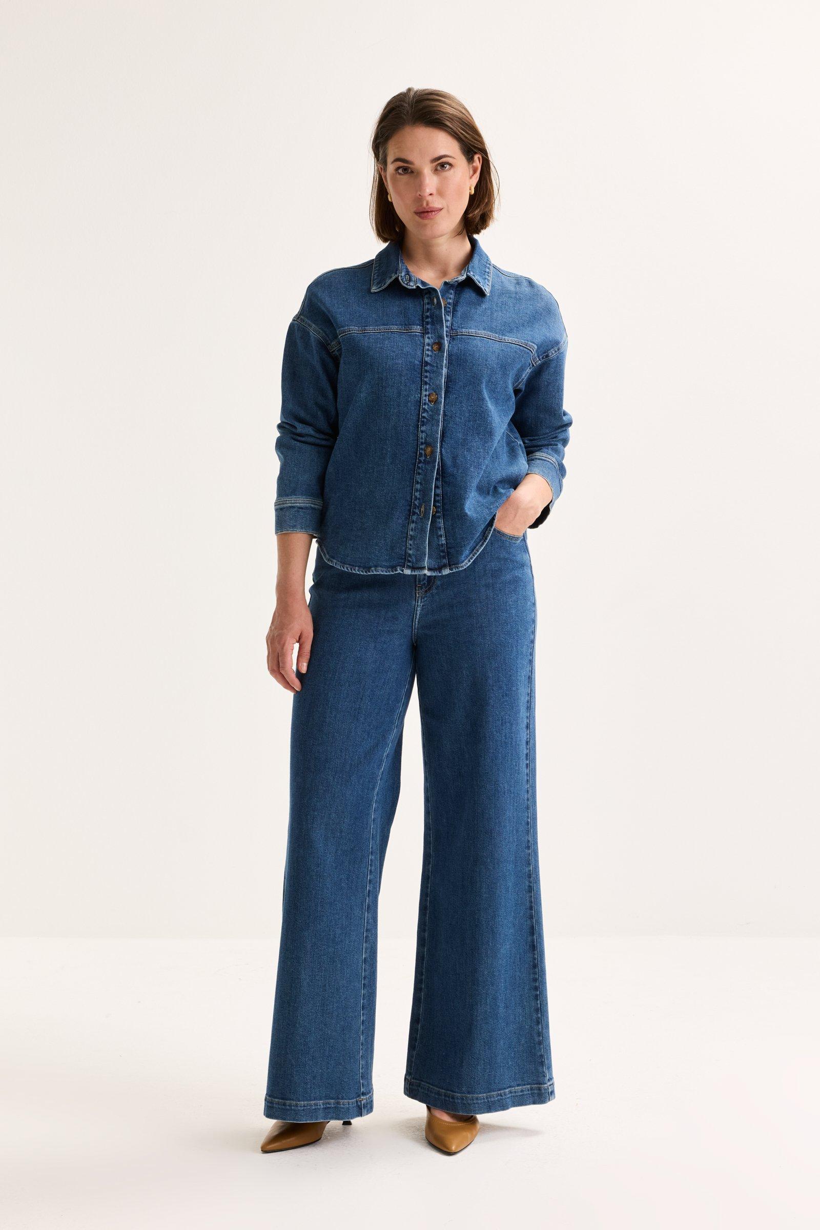 Chemises - Chemise en denim extensible