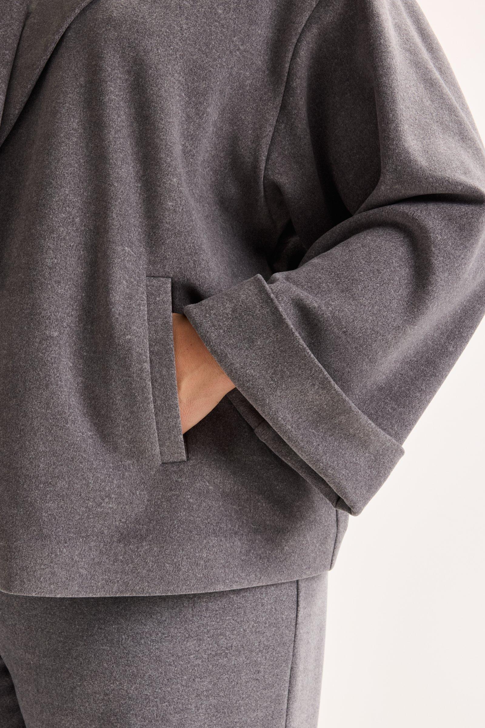 Blazers - Veste courte en flanelle jersey