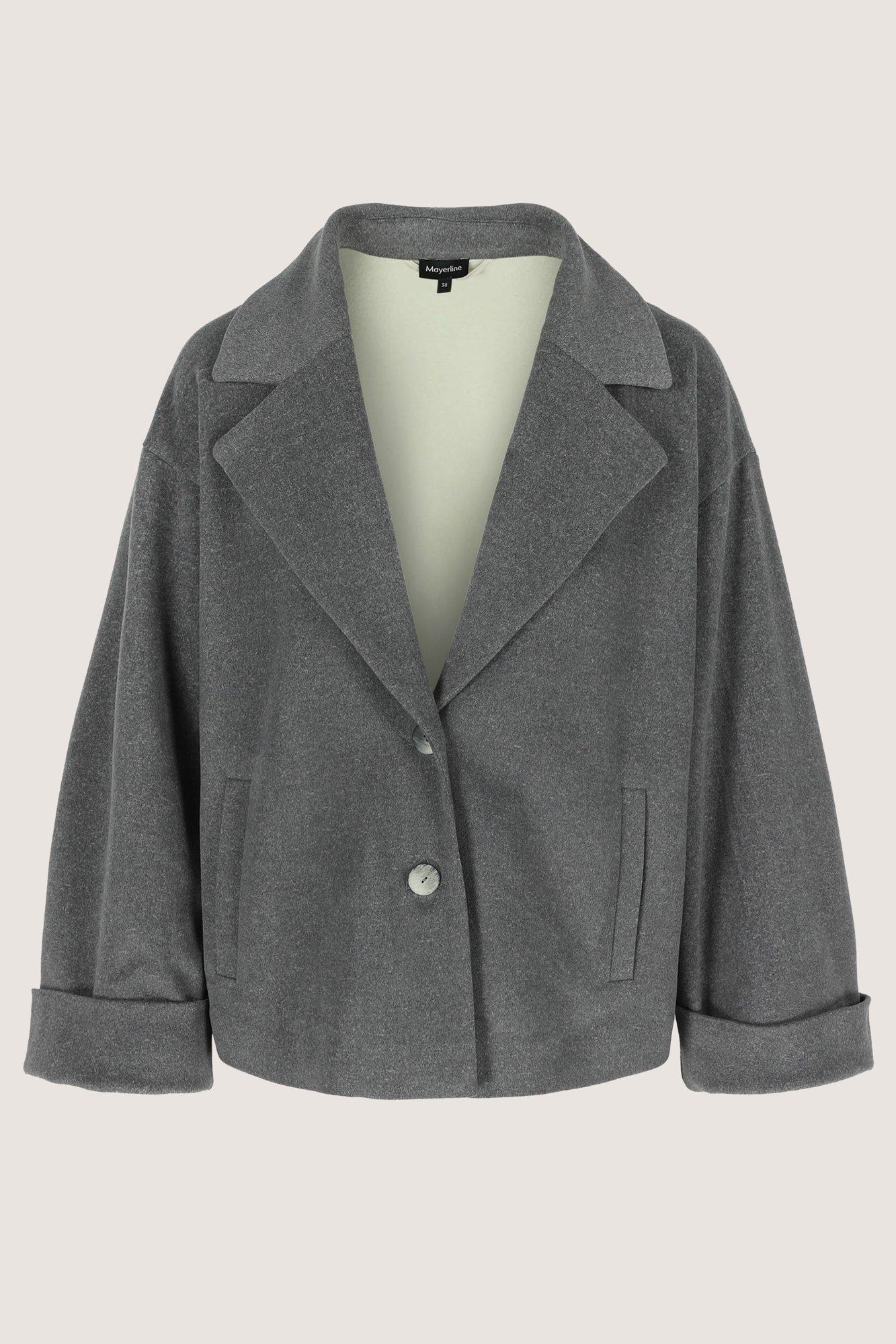 Blazers - Veste courte en flanelle jersey