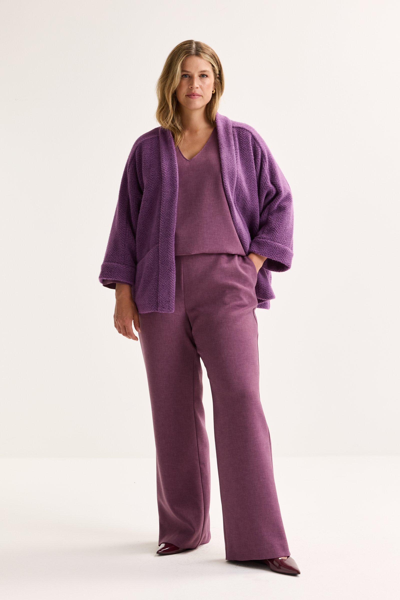 Mayerline Wijde Broek In Coolwool Look
