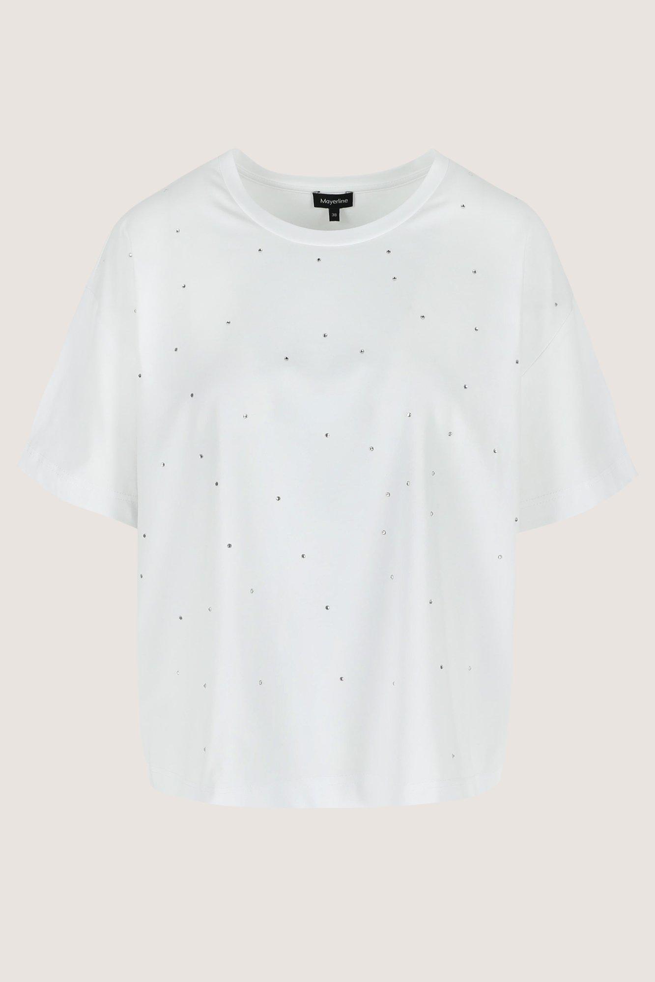 Sweatvest - T-shirt en coton avec strass