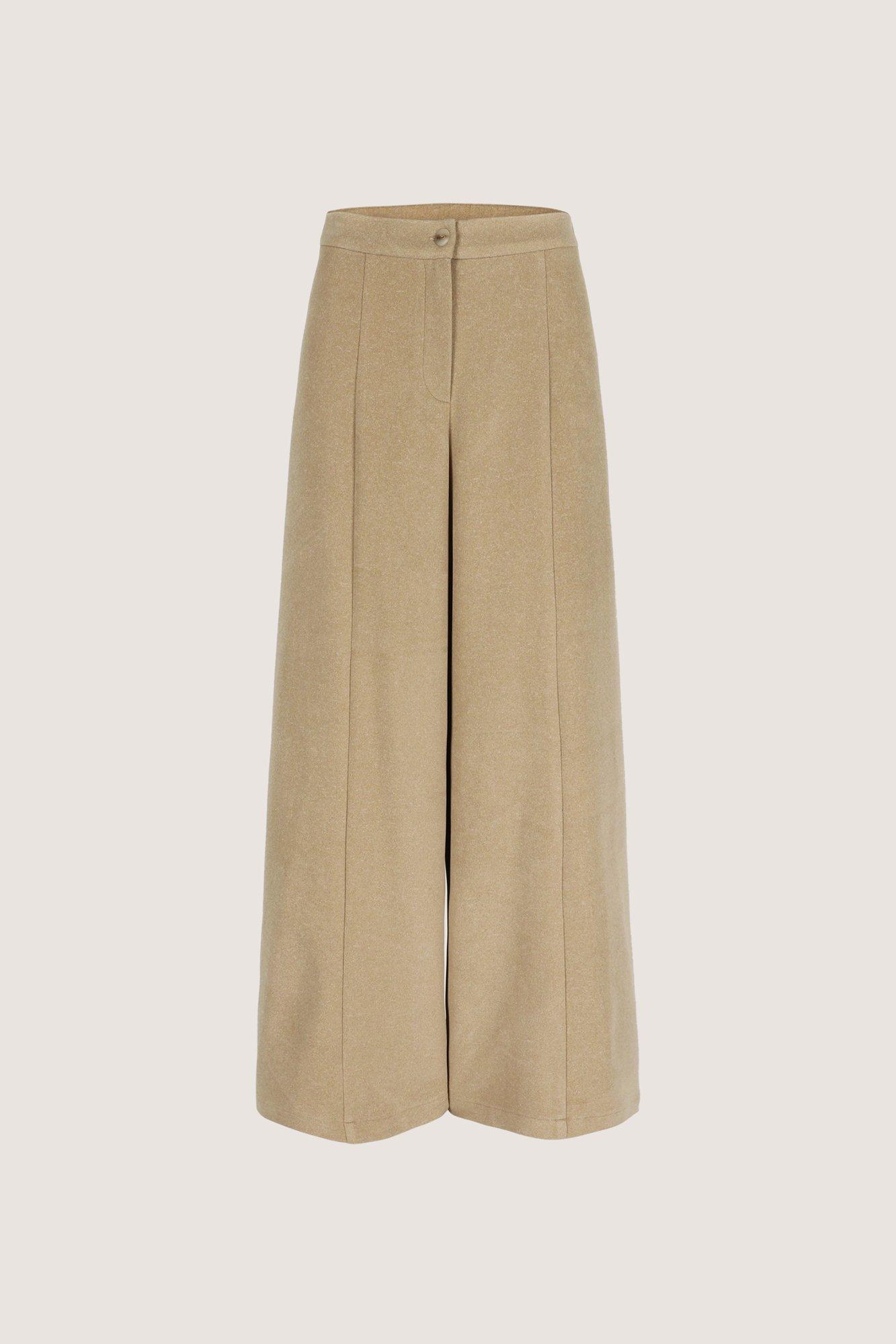 Pantalons - Pantalon palazzo en jersey jacquard