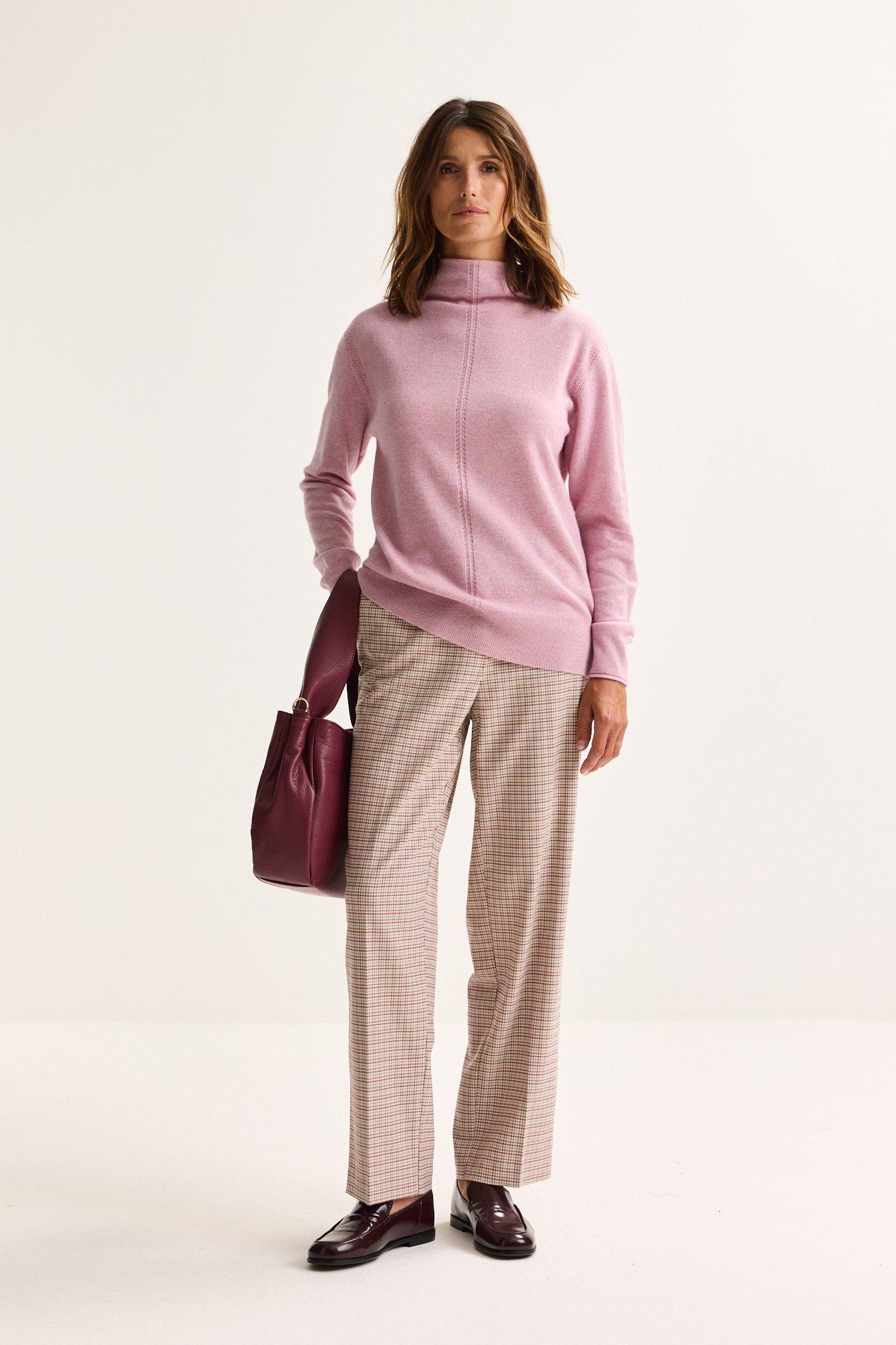 Pantalon costume &agrave; carreaux - may