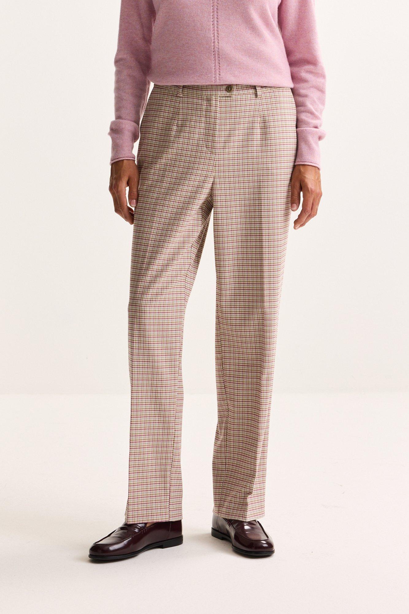 Pantalons - Pantalon costume &agrave; carreaux