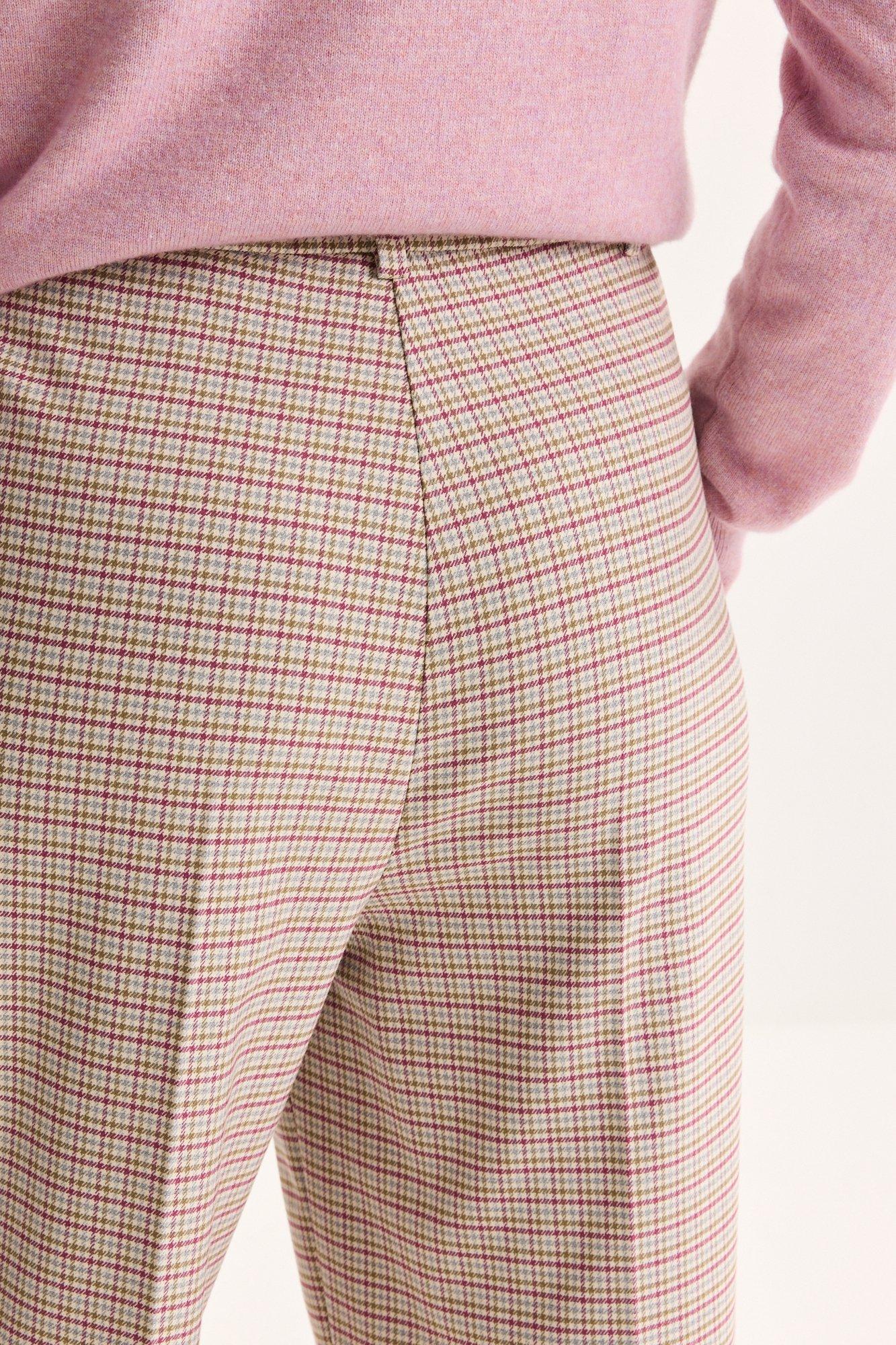 Pantalons - Pantalon costume &agrave; carreaux