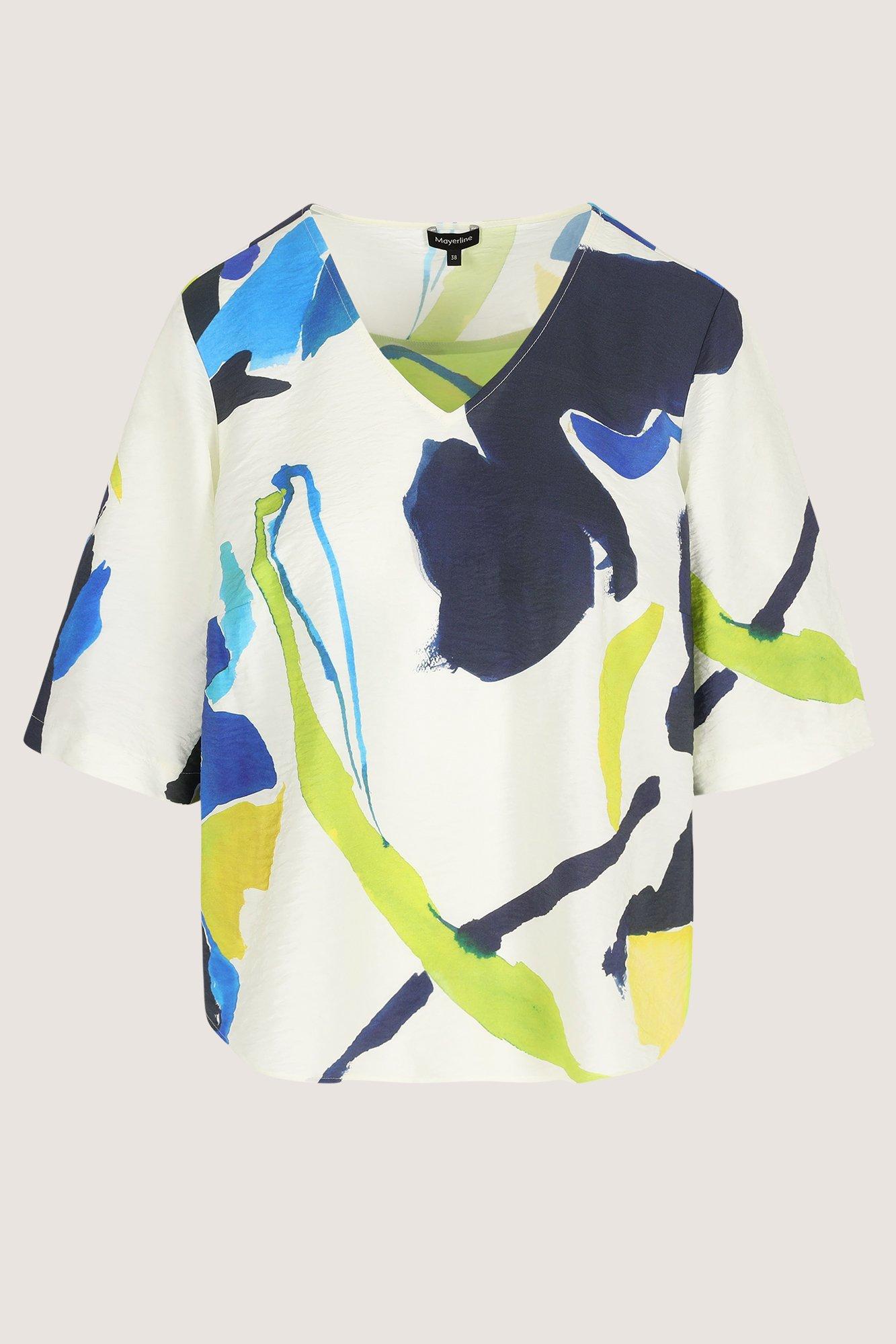 Blouse imprimée à col en V