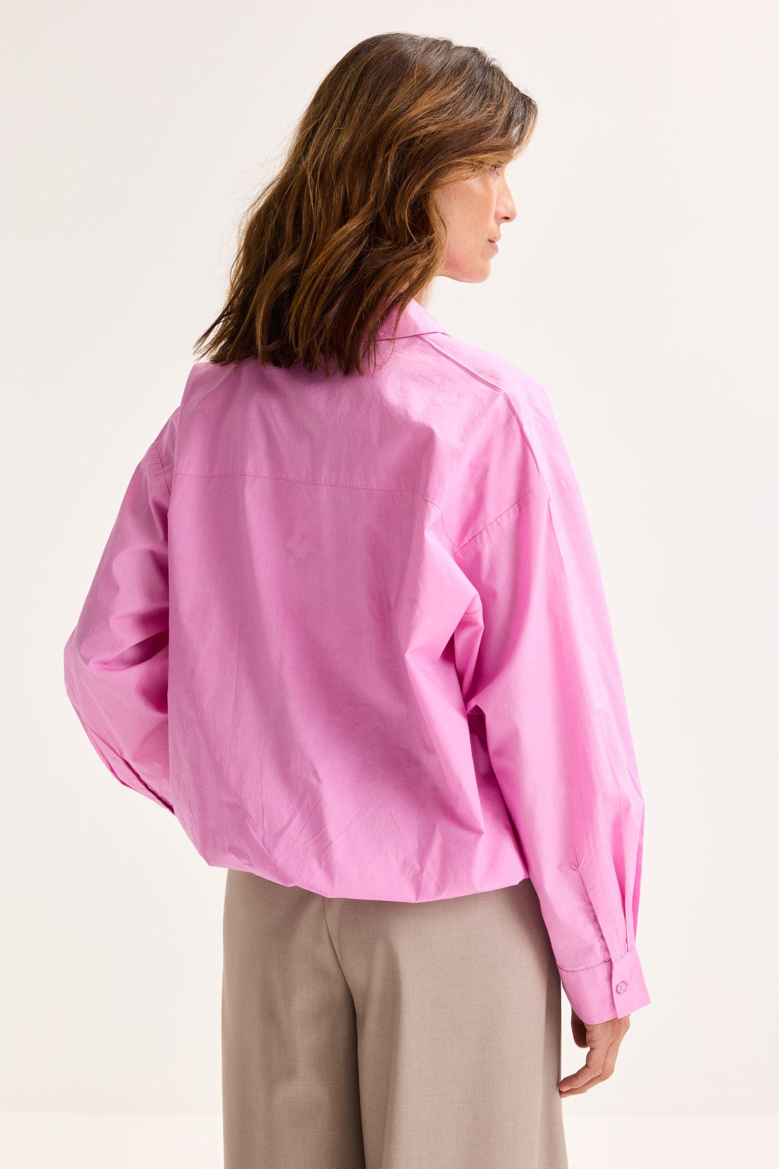 Chemises - Chemisier en coton à taille élastiquée