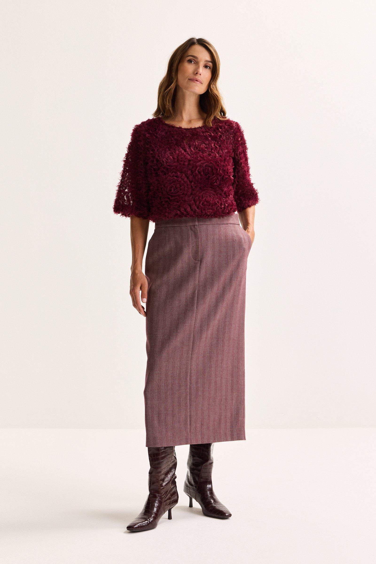 Hemden - Blouse in 3D-tule
