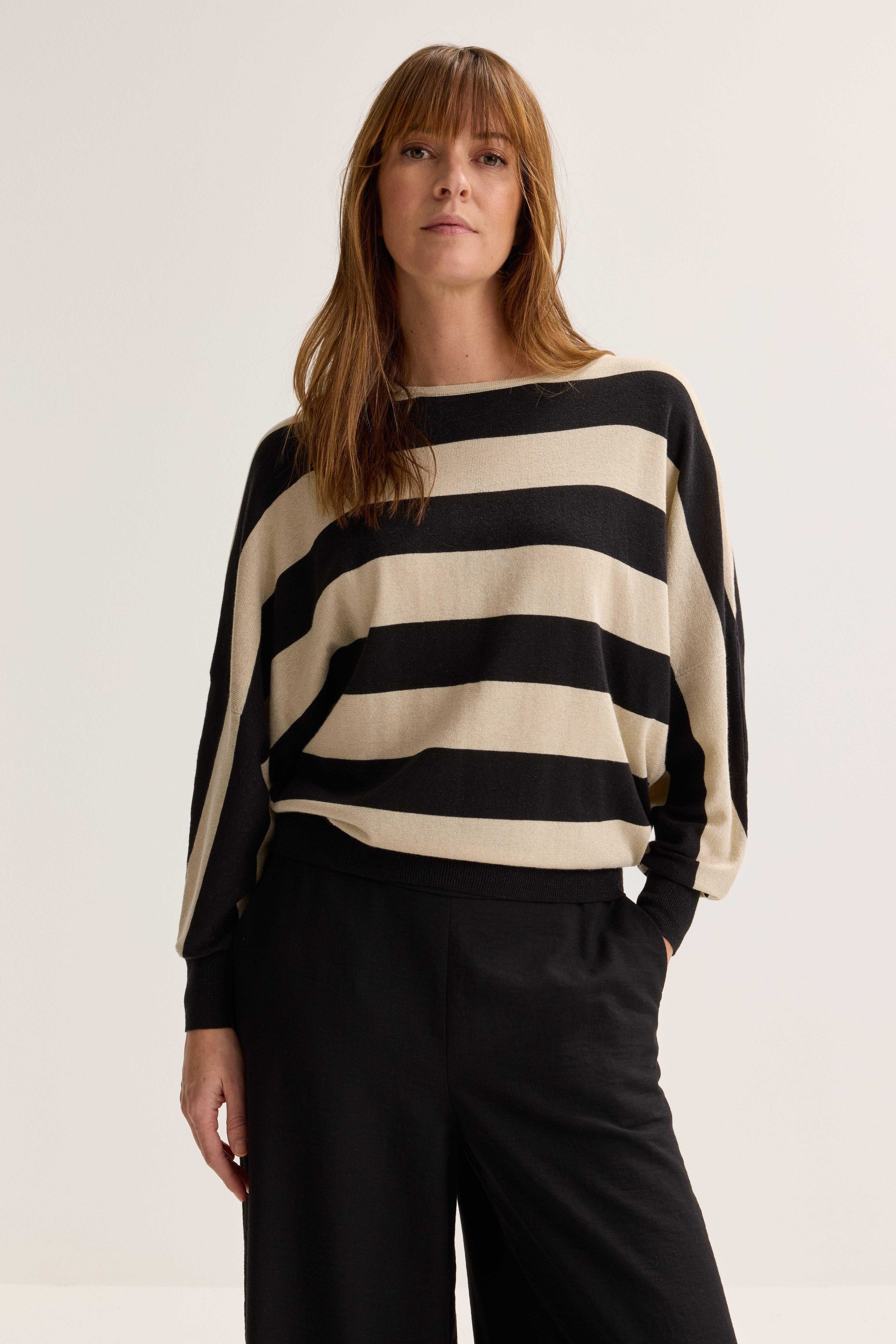 Pull chauve-souris avec lurex