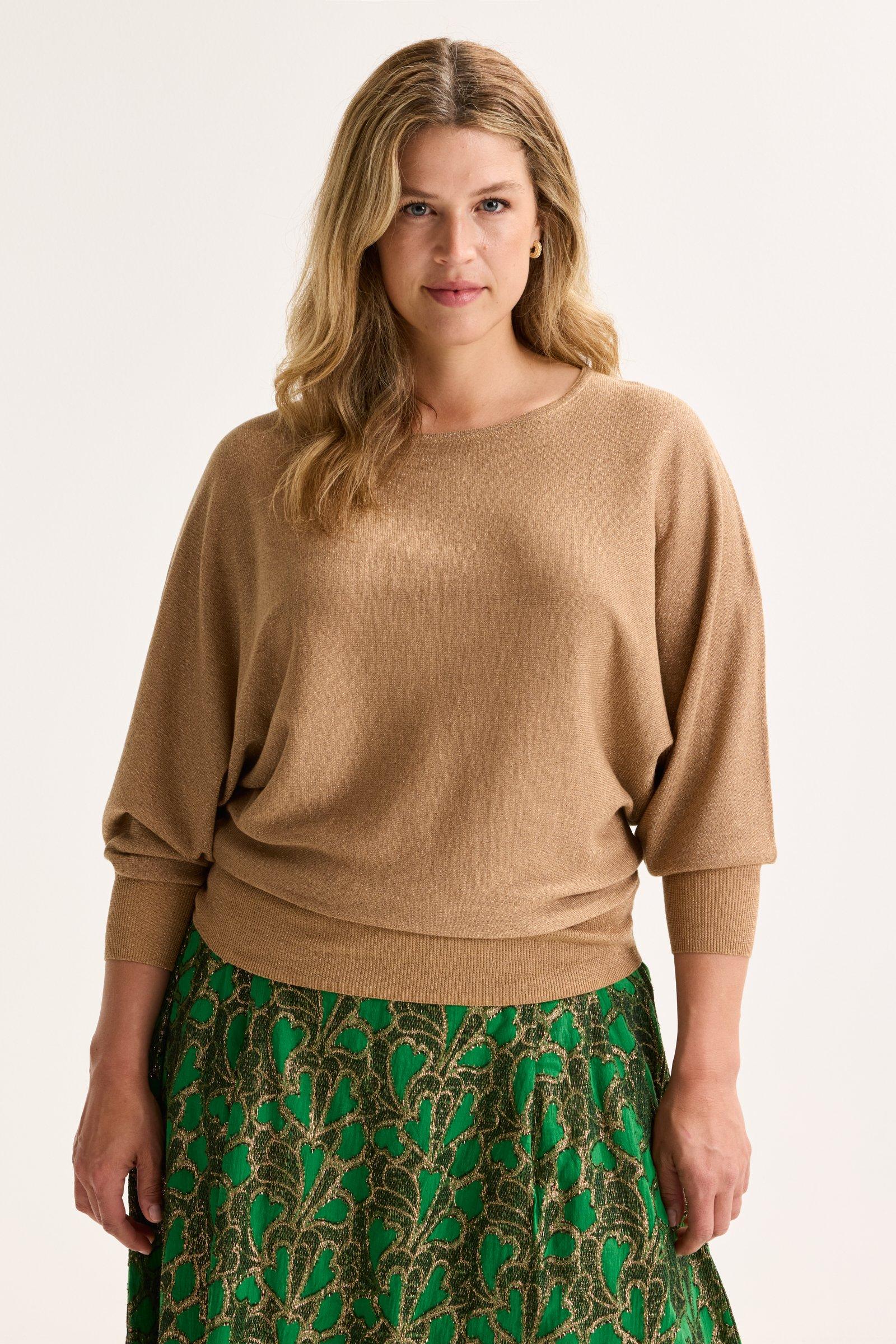 Vleermuistrui met lurex