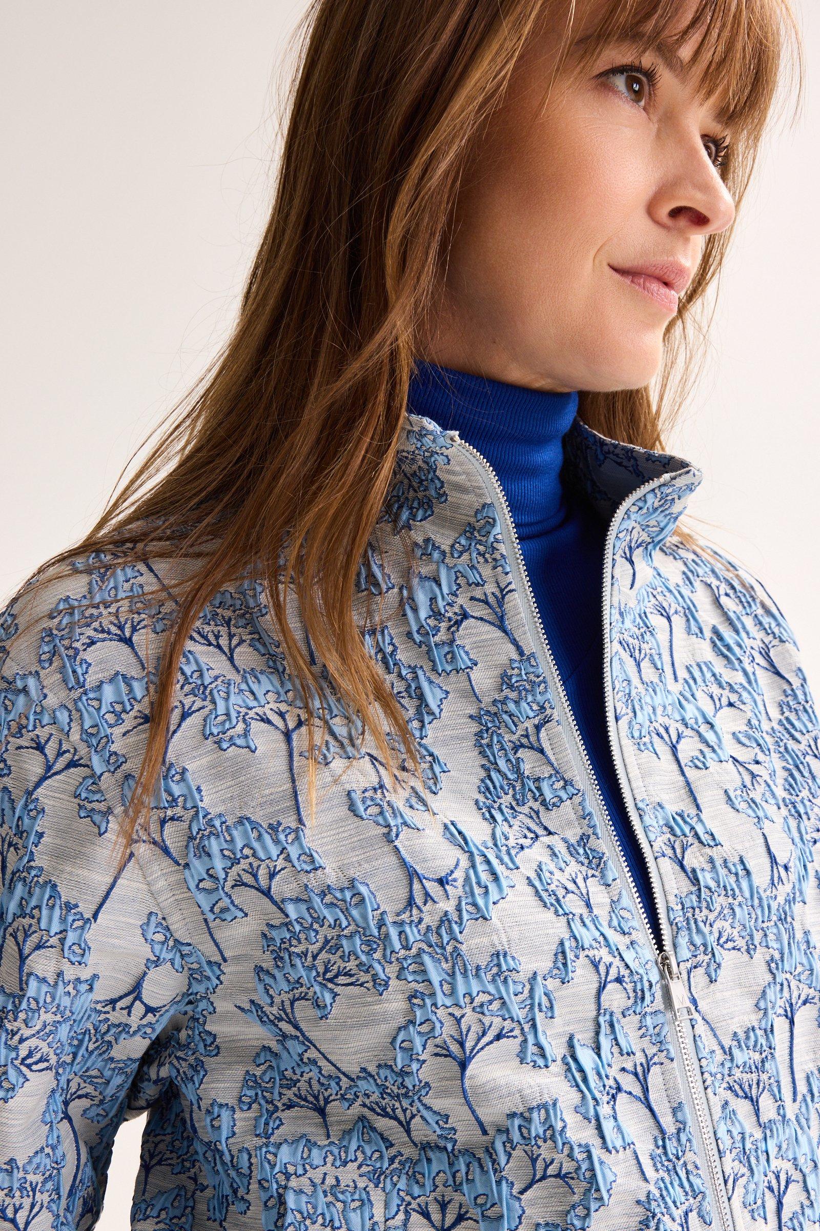 Blazers - Blouson bomber en jacquard reliëf
