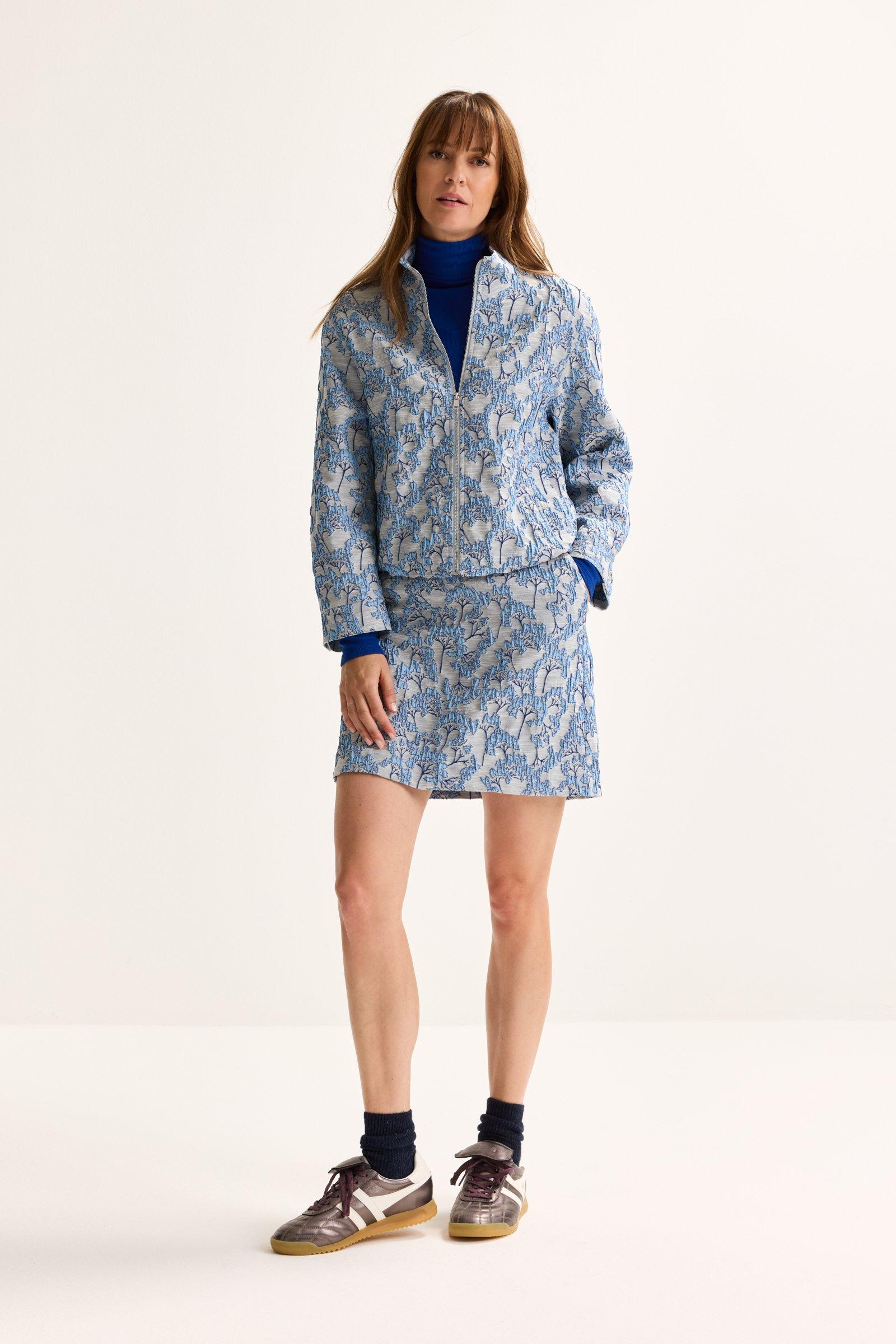 Blazers - Blouson bomber en jacquard reliëf