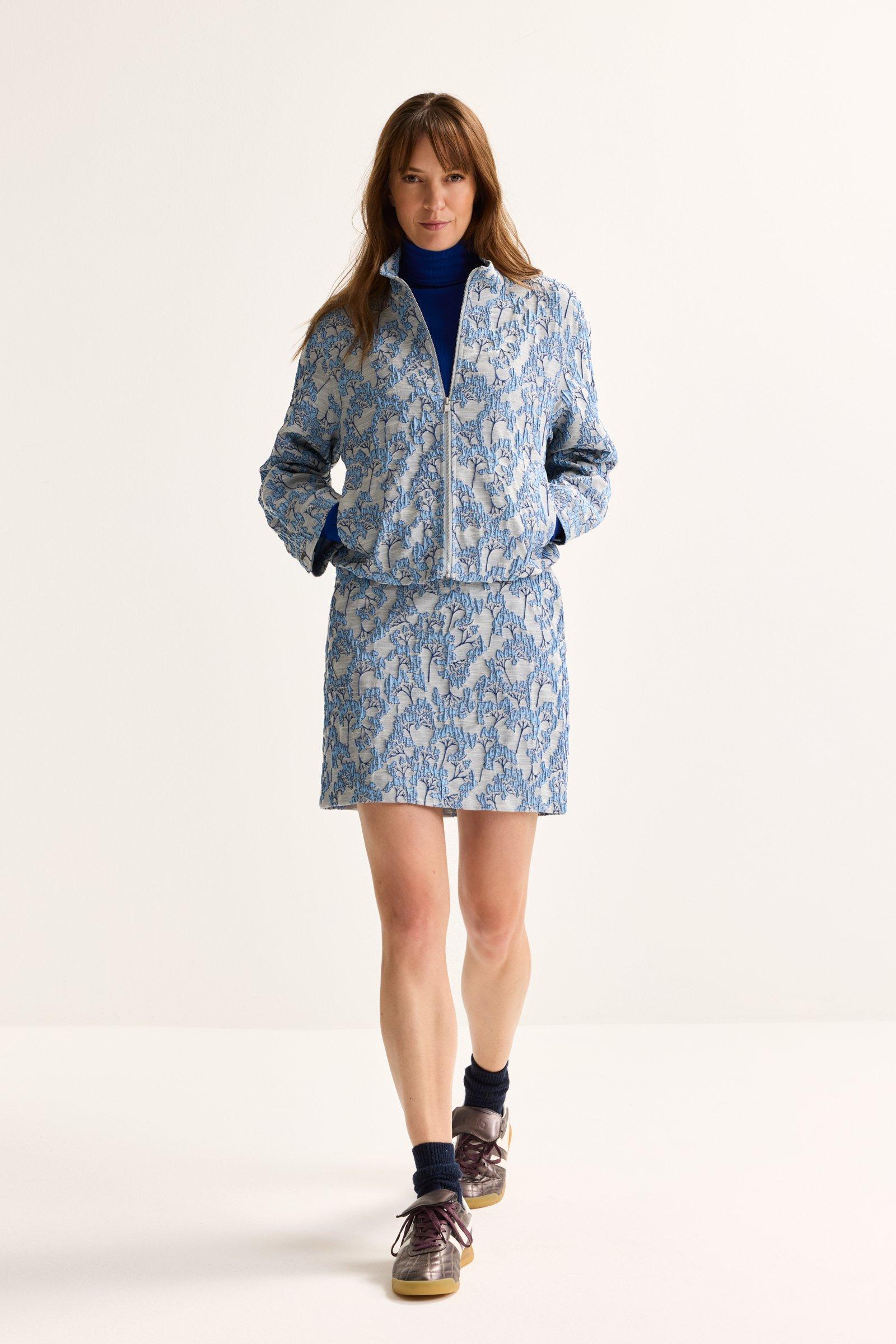 Blazers - Blouson bomber en jacquard reliëf