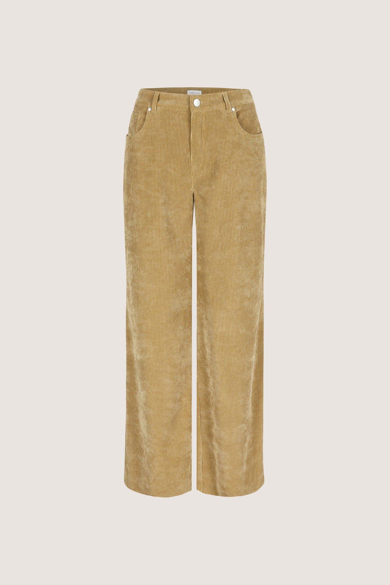 Pantalons - Pantalon large en velours côtelé