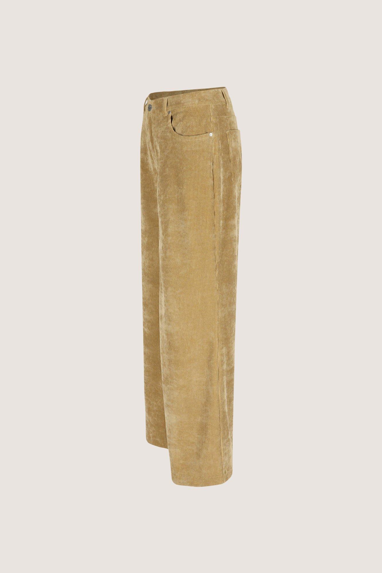 Pantalons - Pantalon large en velours côtelé