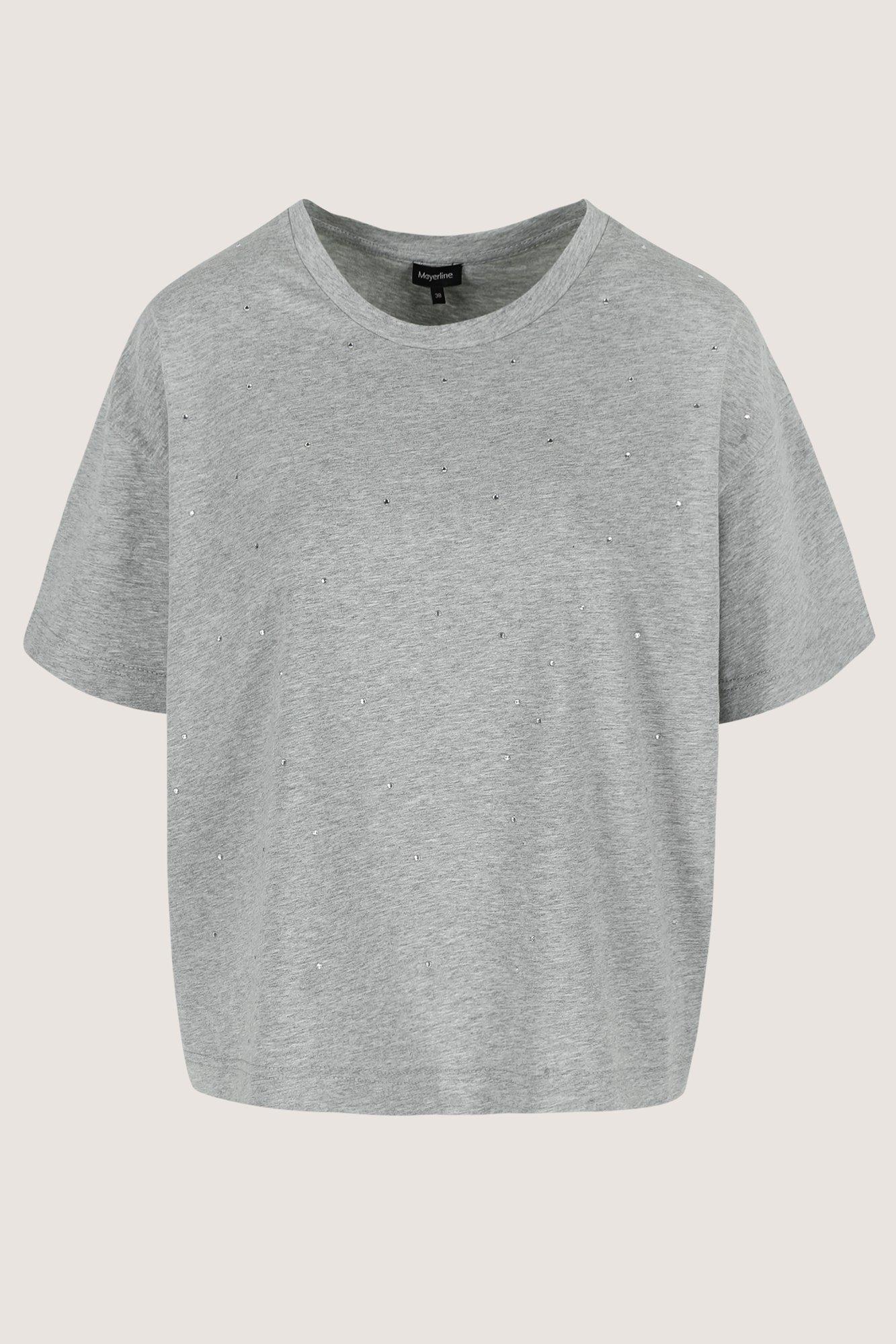 Sweatvest - T-shirt en coton avec strass