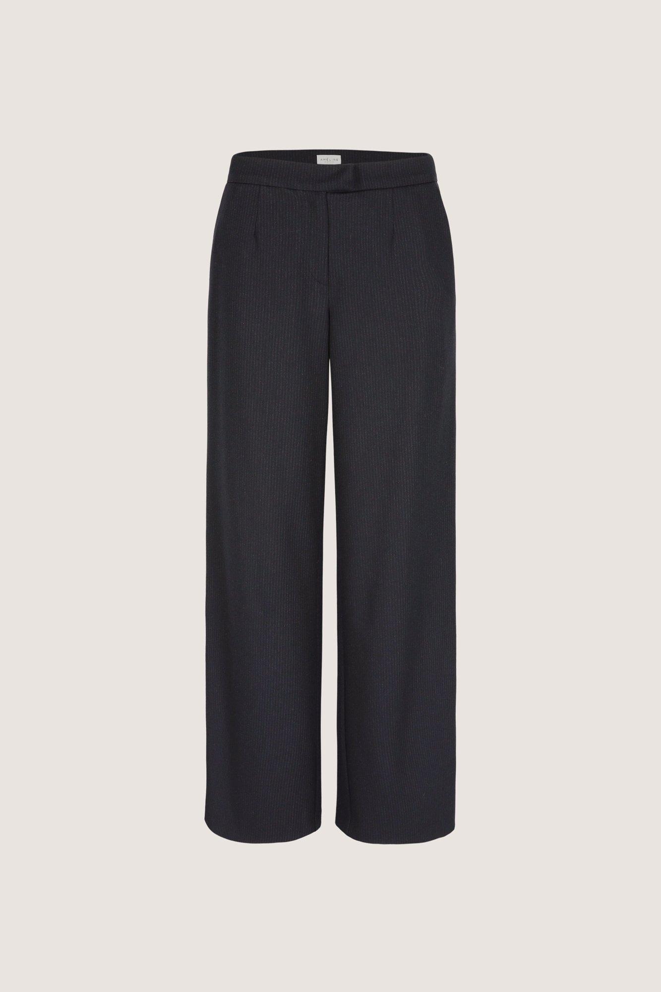 Broeken - Gestreepte broek met bies