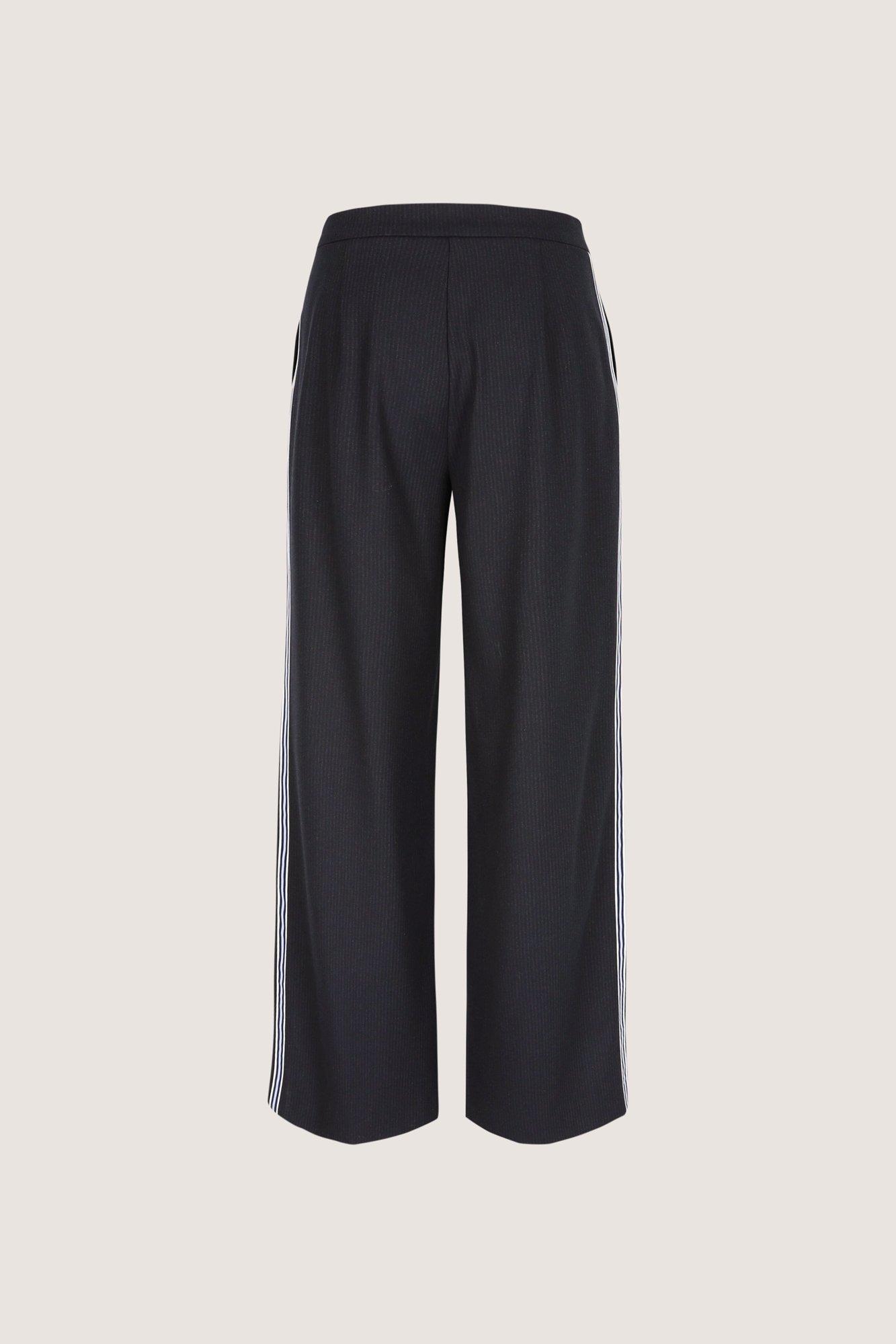 Pantalons - Pantalon large rayé