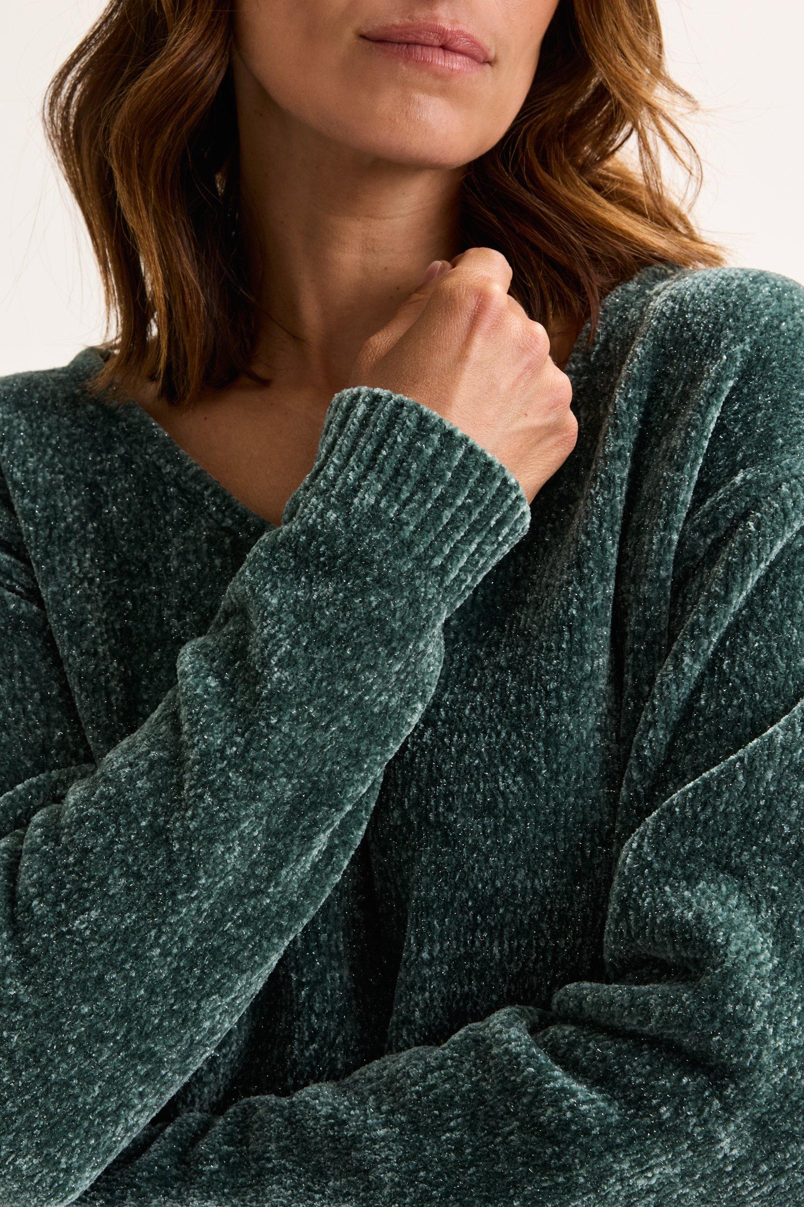 Pulls - Pull en chenille avec lurex