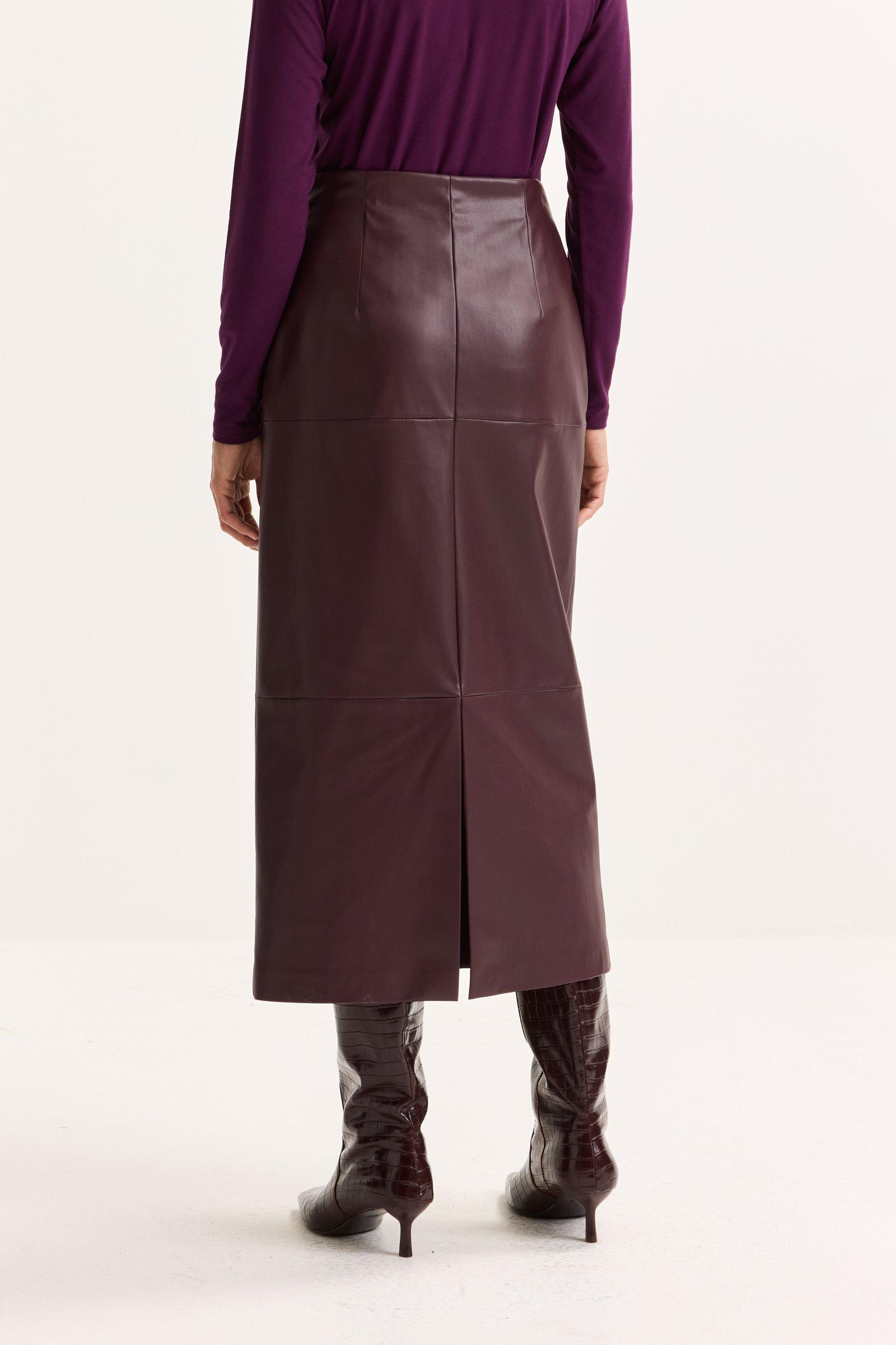 Jupes - Jupe crayon en faux cuir